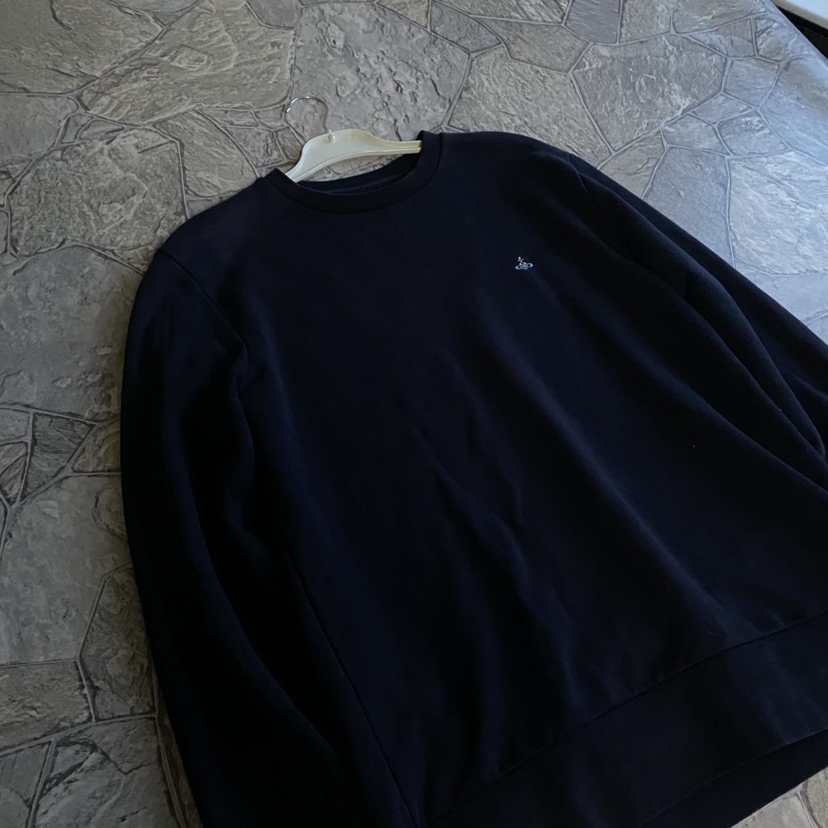 Vivienne Westwood Vivienne Westwood Orb Logo Sweatshirt Navy Blue Size Small Size US M / EU 48-50 / 2 - 3 Thumbnail