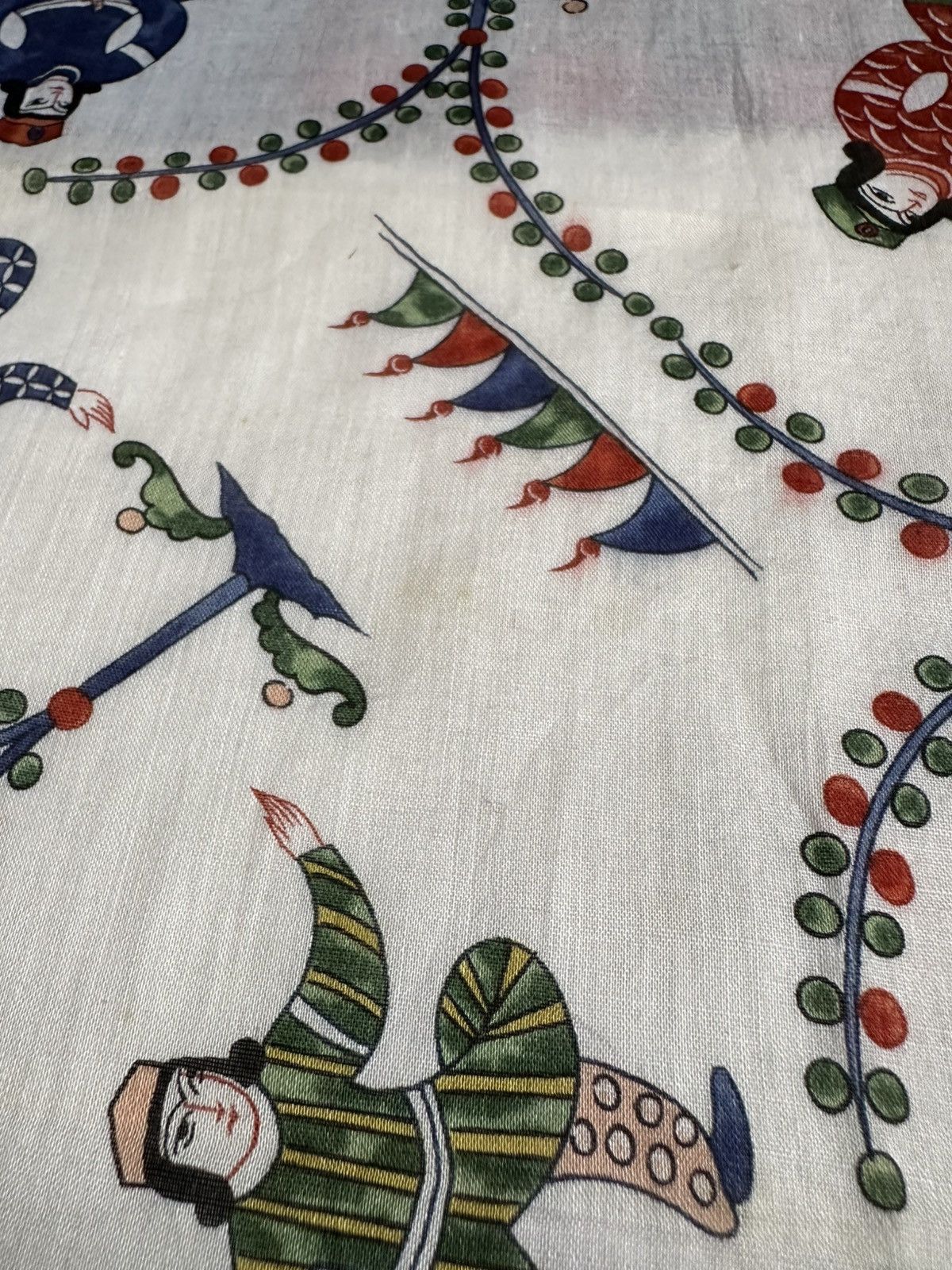 Japanese Brand × Vintage Japanese Art Handkerchief/ Neckerchief/ Bandana Size ONE SIZE - 5 Thumbnail