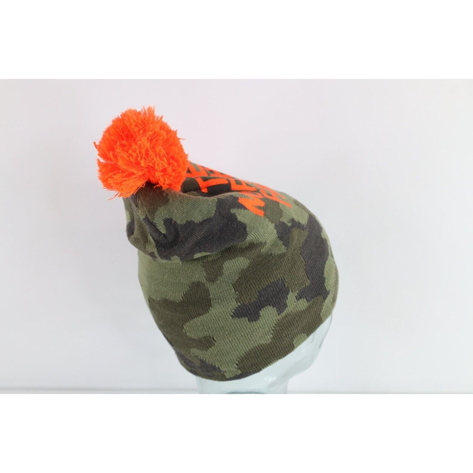 The North Face × Vintage Vintage The North Face Big Logo Camouflage Beanie Hat Size ONE SIZE - 7 Thumbnail