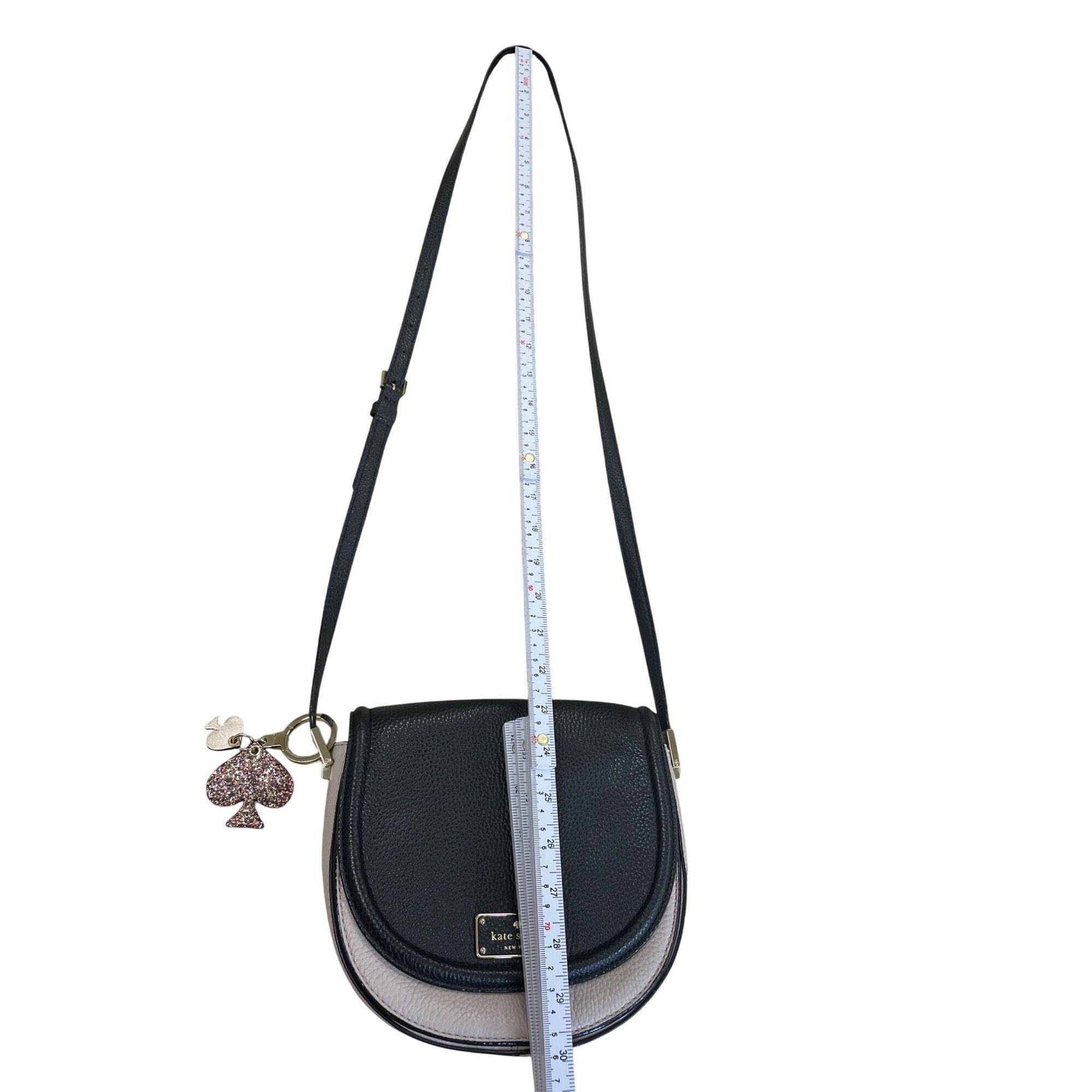 Kate Spade Kate Spade Womens Leather Black Gray charmed crossbody Handb Size ONE SIZE - 7 Thumbnail