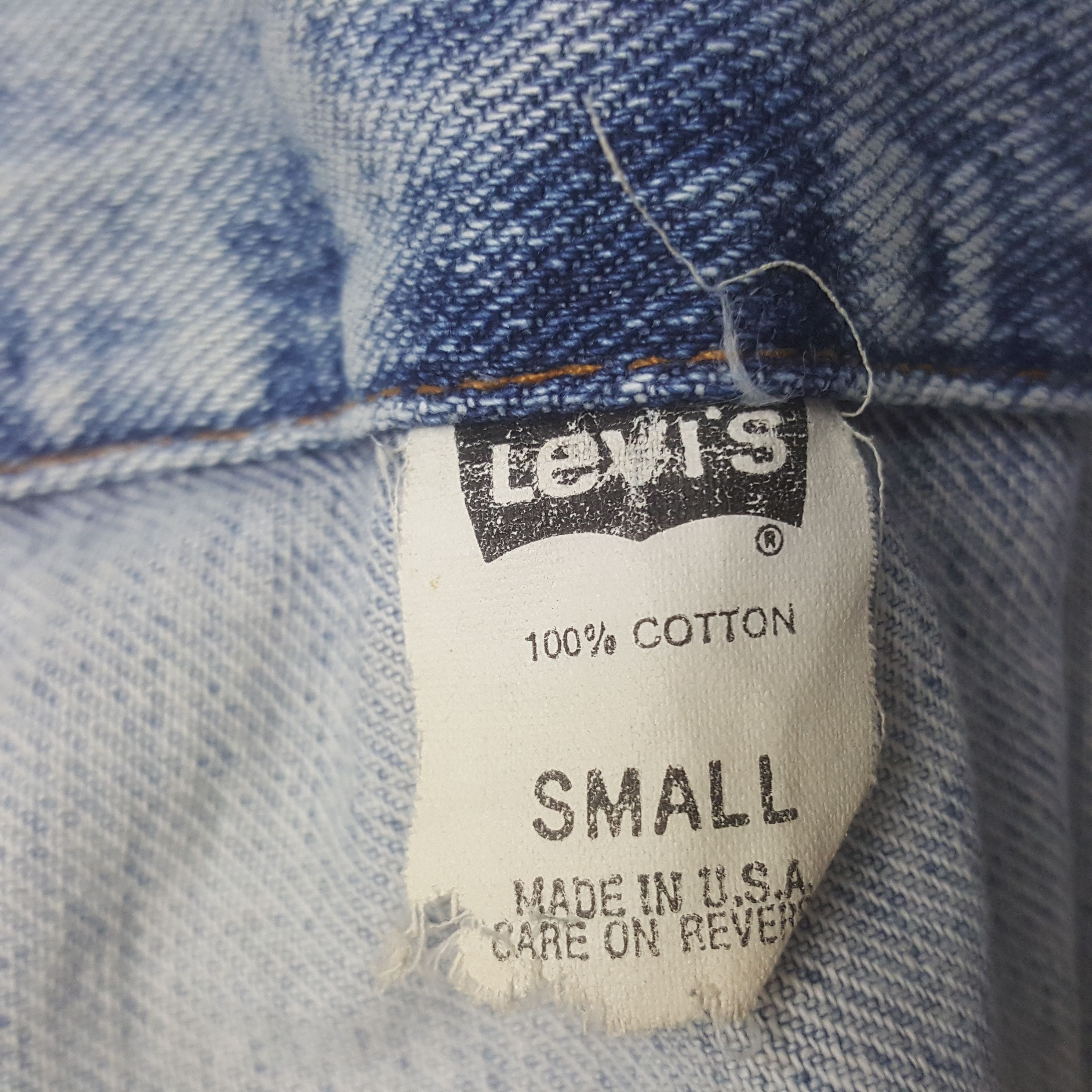 Levi's × Number (N)ine × Vintage Vintage Levi's X Number (N)ine Japan Custom Art Denim Jacket Size US L / EU 52-54 / 3 - 9 Thumbnail