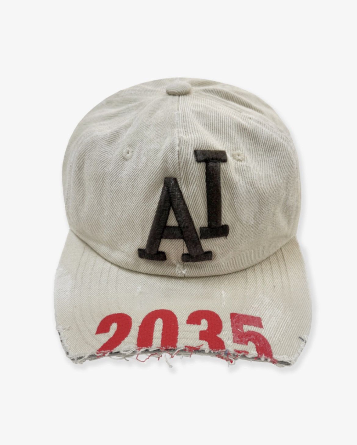 PROJECT G/R WIDE THROWBACK CAP - BEIGE hat Size ONE SIZE - 3 Thumbnail