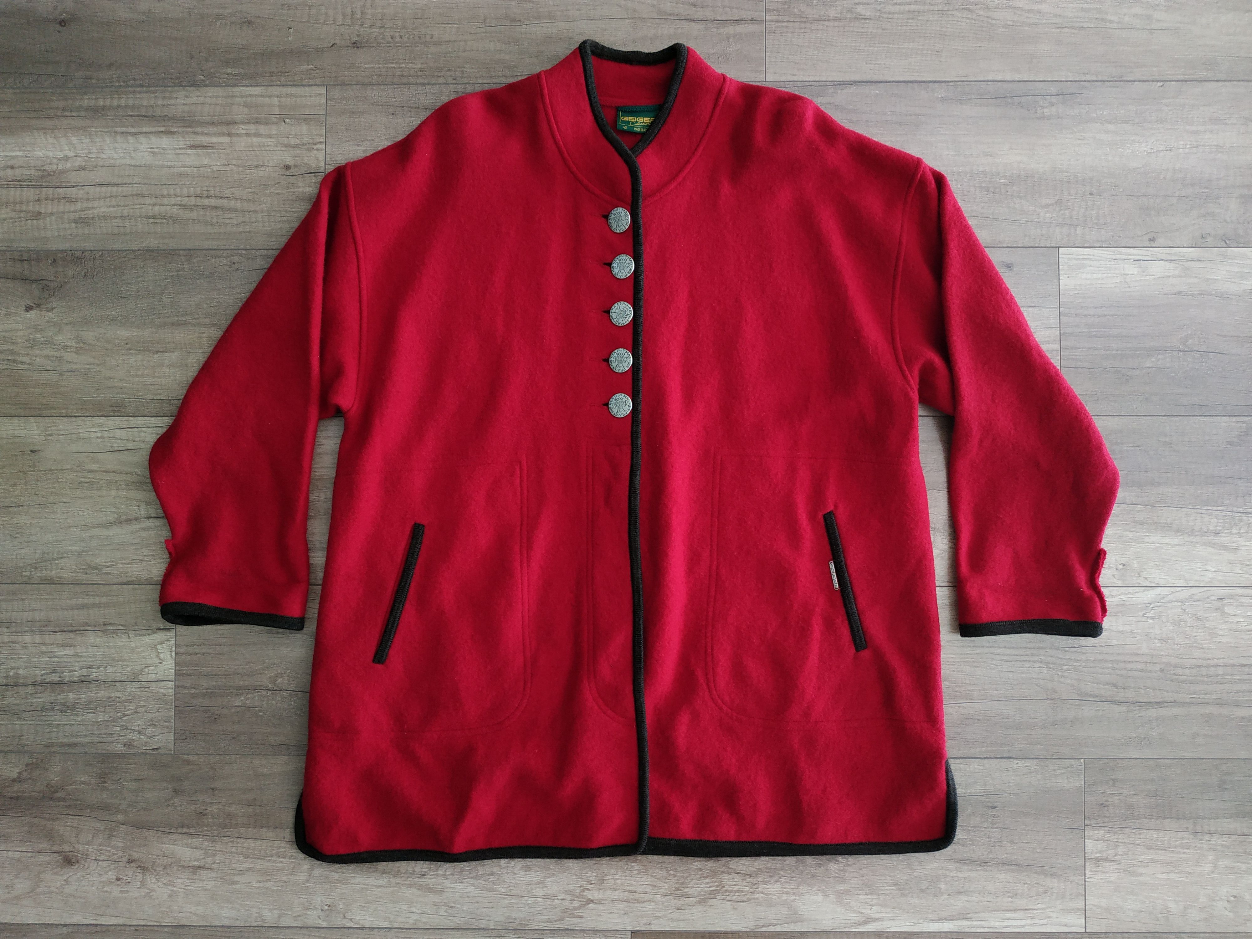 Other Geiger Tyrol Women's 100% Wool Coat/Jacket, s. 40 ( L / XL) Size XL / US 12-14 / IT 48-50 - 1 Thumbnail