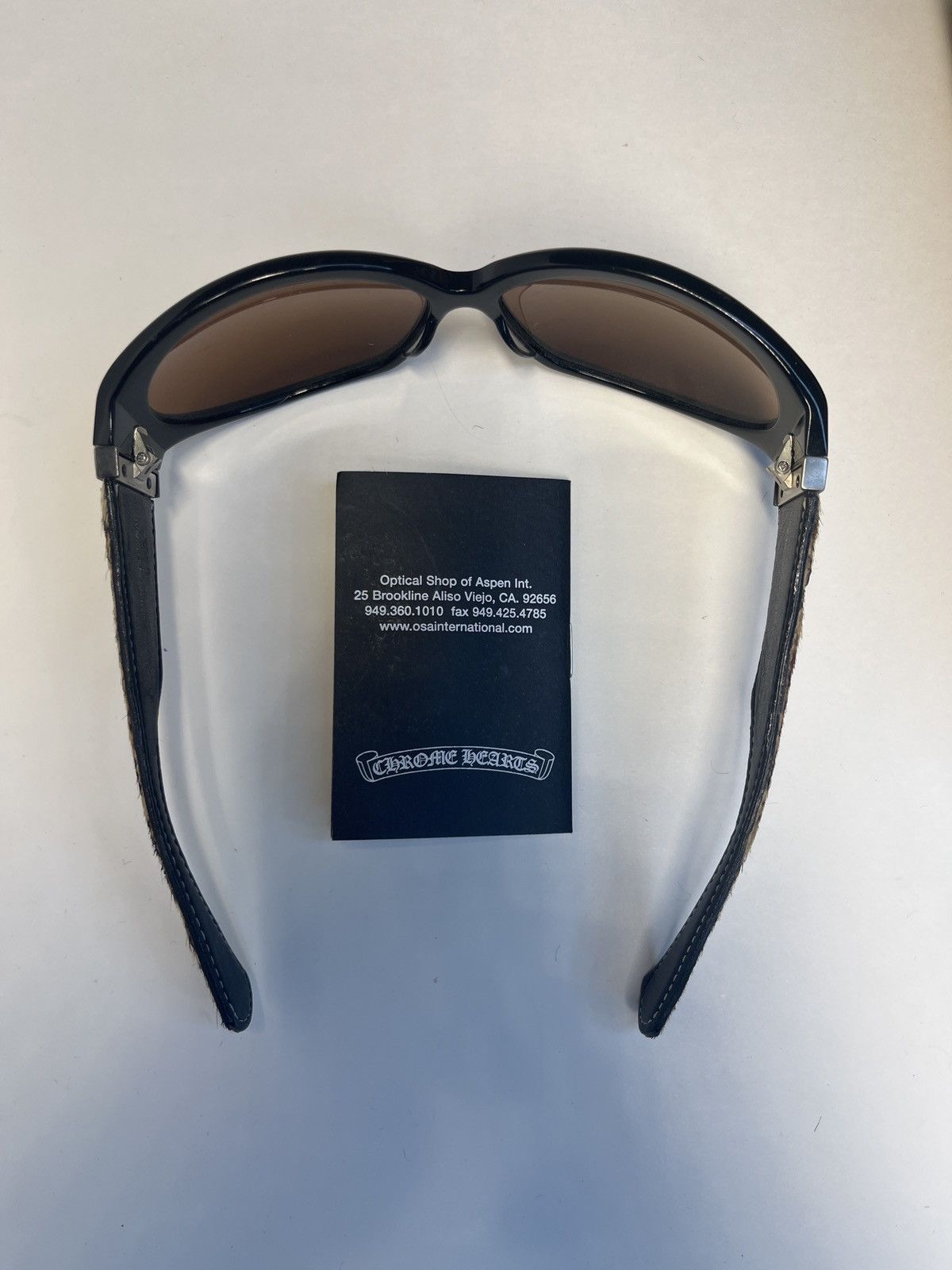 Chrome Hearts Chrome Hearts Dysfunctional Cheetah Print Sunglasses Size ONE SIZE - 10 Thumbnail