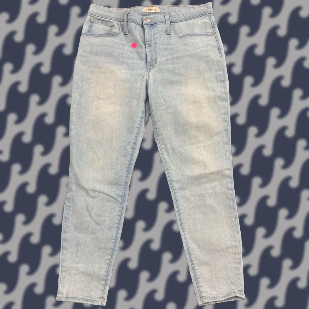 Madewell Madewell 9 High Rise Skinny Crop Jeans Light Wash Size 31 Women Size 24" / US 00 / IT 34 - 1 Thumbnail