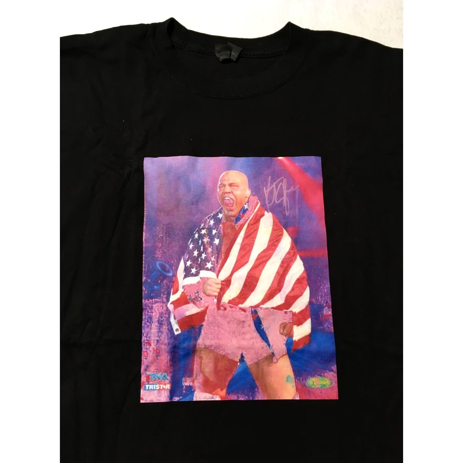 TNA TNA Wrestling T-Shirt Black 5XL Adult Short Sleeve Logo Graphic Pro Wrestling Size US XXL / EU 58 / 5 - 2 Thumbnail