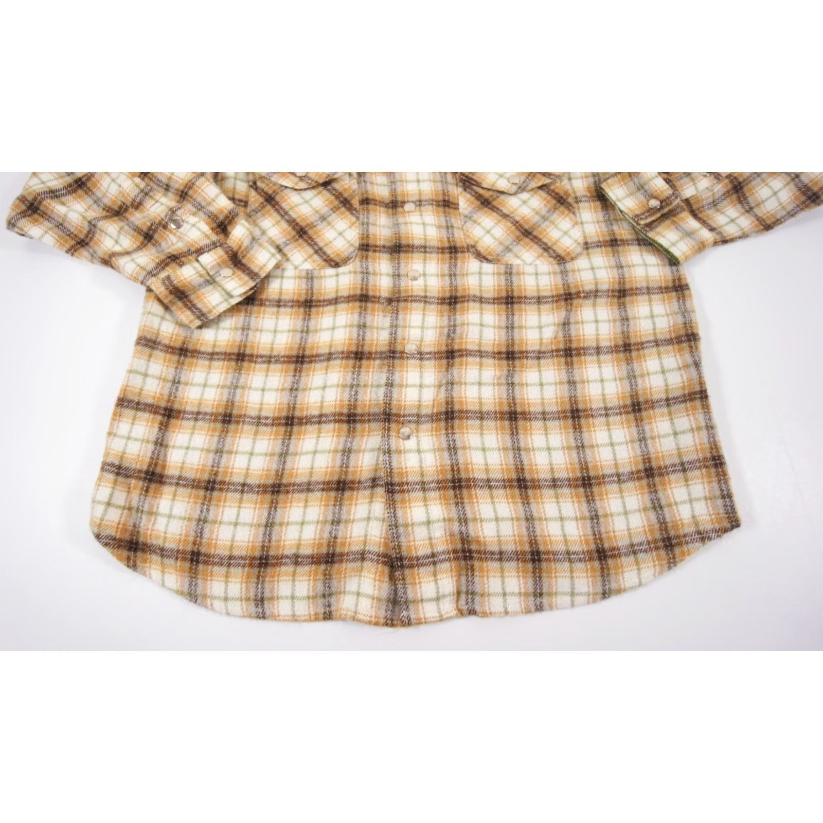 Hang Ten VINTAGE Hang Ten Shirt Mens Small Flannel Button Down Snap Long Sleeve Surf Size US S / EU 44-46 / 1 - 4 Thumbnail