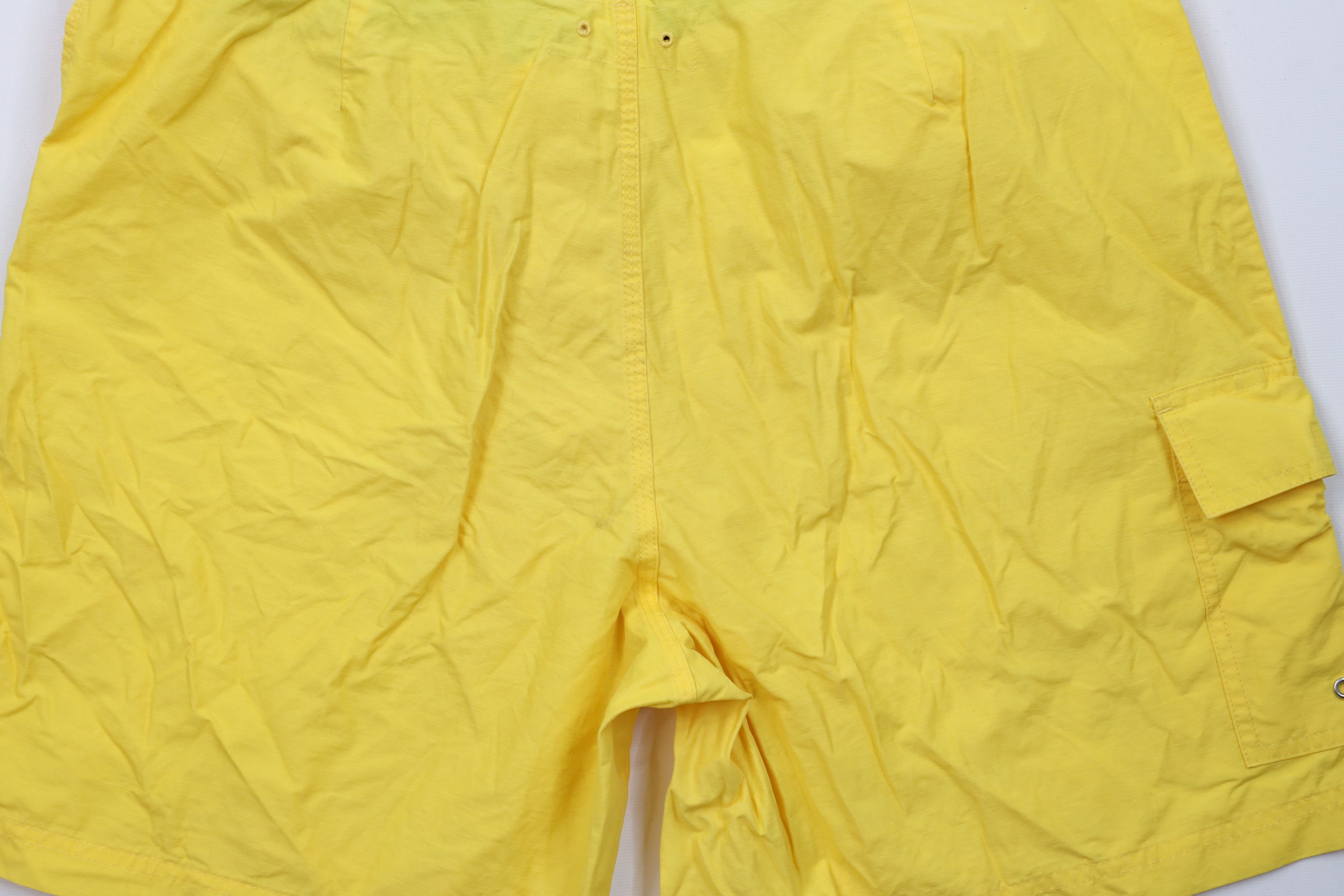 Brooks Brothers × Vintage Vintage Brooks Brothers Above Knee Shorts Swim Trunks Yellow Size US 36 / EU 52 - 11 Thumbnail
