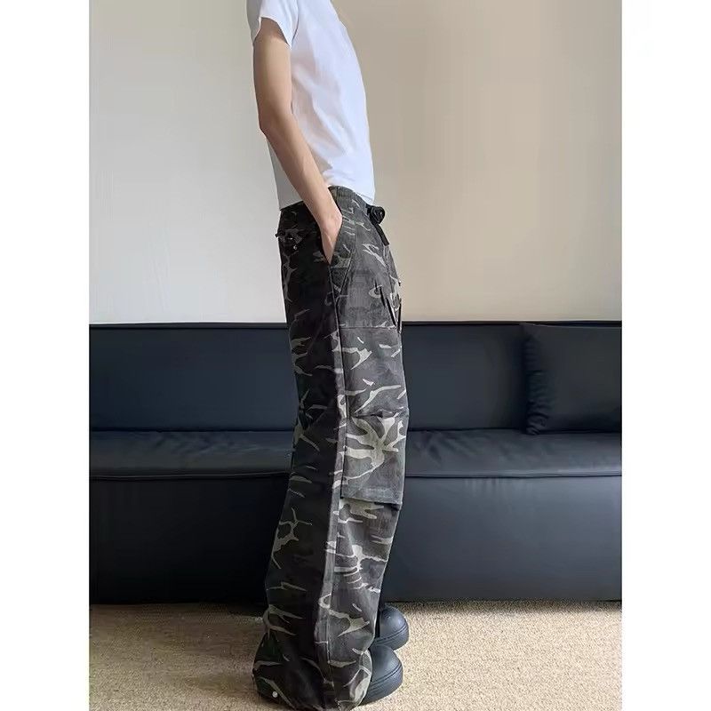 Japanese Brand × Other Camouflage Baggy Cargo Pant Size US 33 - 3 Thumbnail