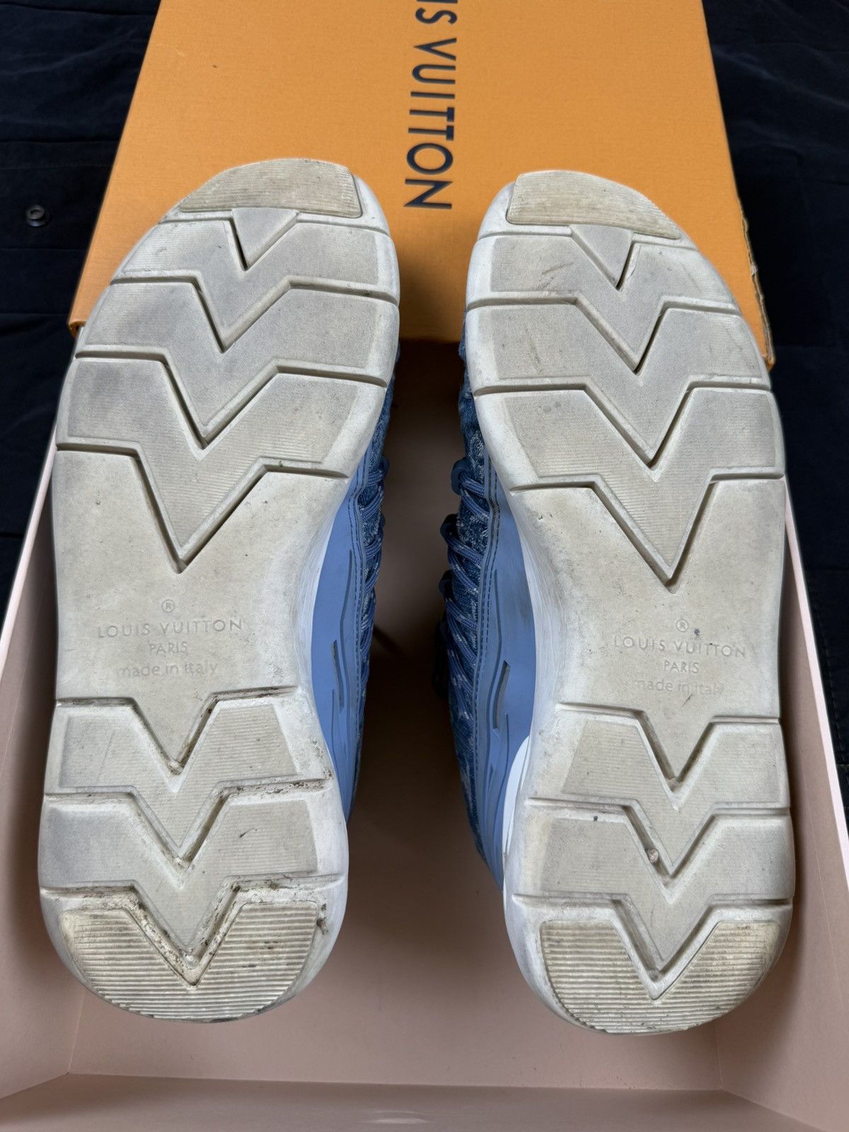 Louis Vuitton Monogram Denim Sneakers Size US 9 / EU 42 - 4 Thumbnail