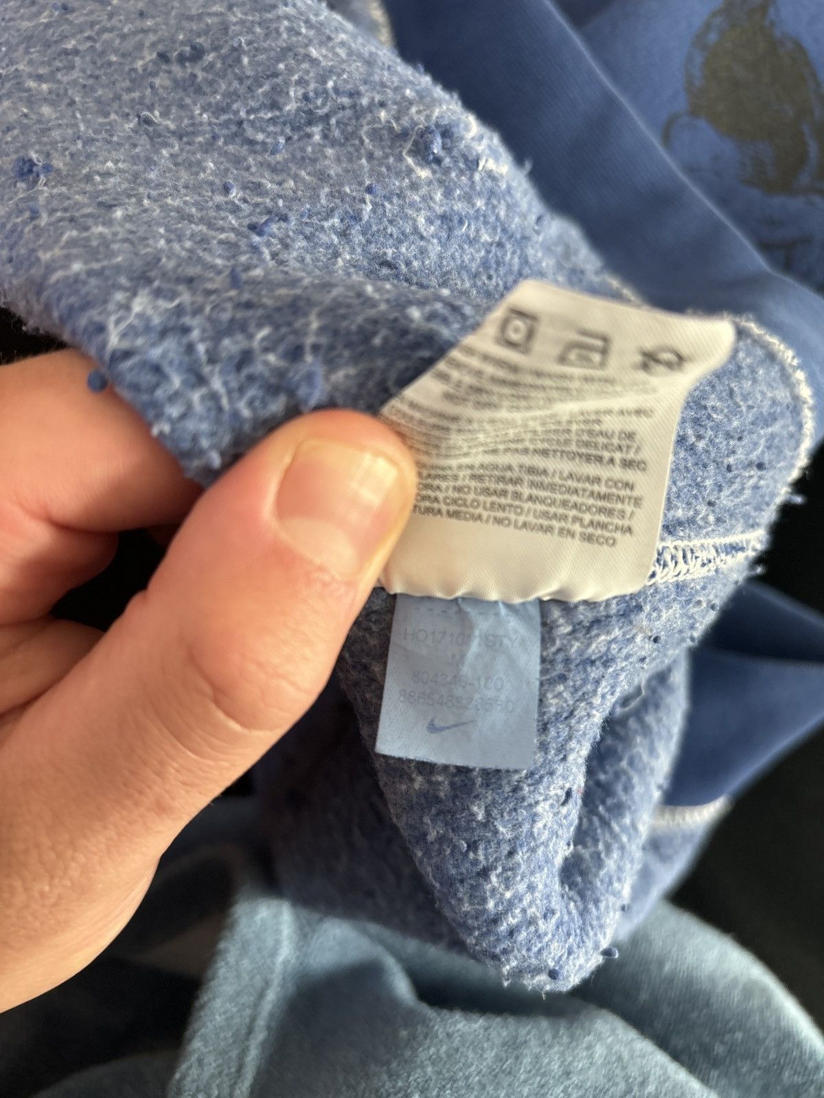 ERL ERL Nike Dover Street LA Blue Hoodie Size US M / EU 48-50 / 2 - 9 Thumbnail