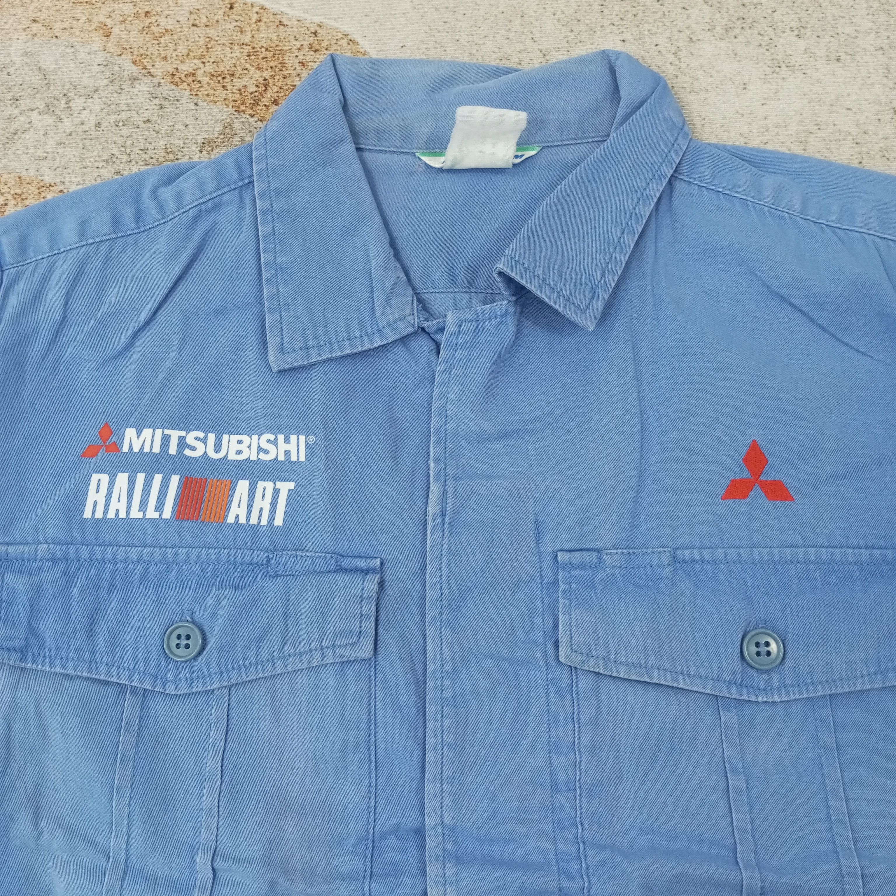 Vintage Mitsubishi Motorsports Custom Art Jacket c222n18 Size US S / EU 44-46 / 1 - 4 Thumbnail