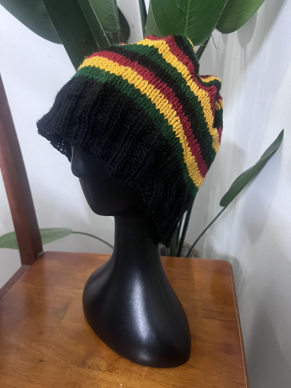 Vintage RASTA BEANIE HAT Size ONE SIZE - 1 Thumbnail