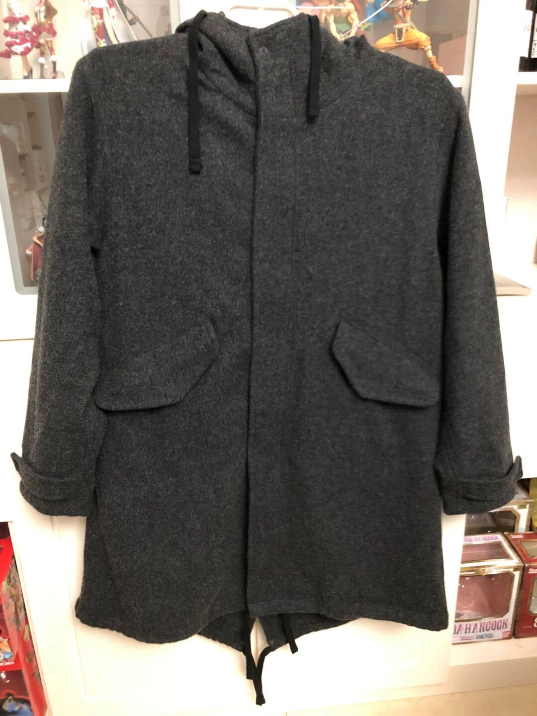 Pilgrim Surf + Supply Pilgrim Surf Supply Carbon Black Wool Coat 9.9N YKK Cordura Size US S / EU 44-46 / 1 - 1 Thumbnail