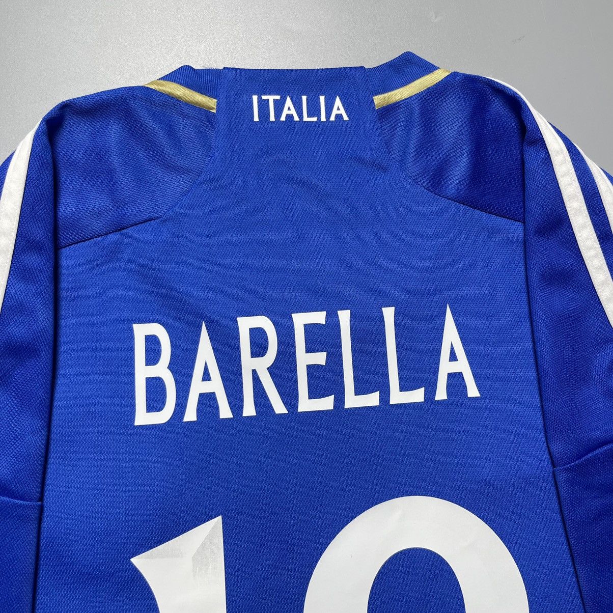 Adidas ITALY ADIDAS 2022/2023 FOOTBALL HOME JERSEY #18 BARELLA Size US L / EU 52-54 / 3 - 11 Thumbnail