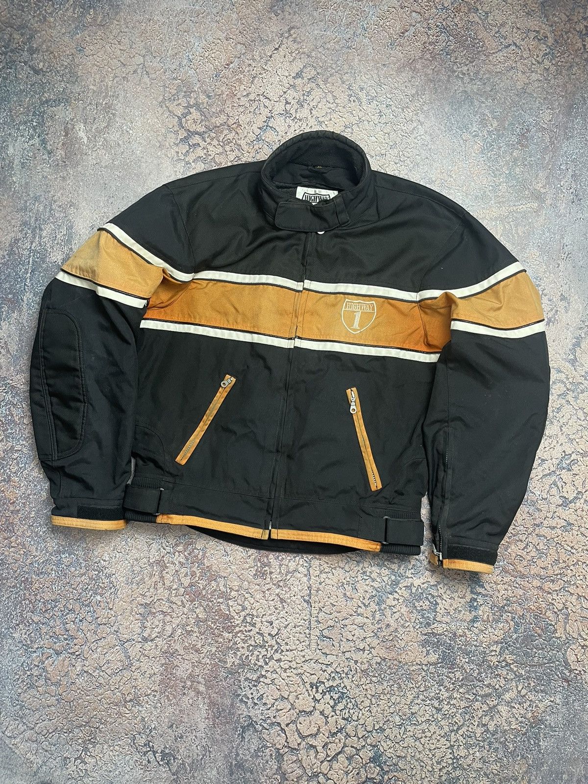 Racing Moto Leather Jacket Vintage