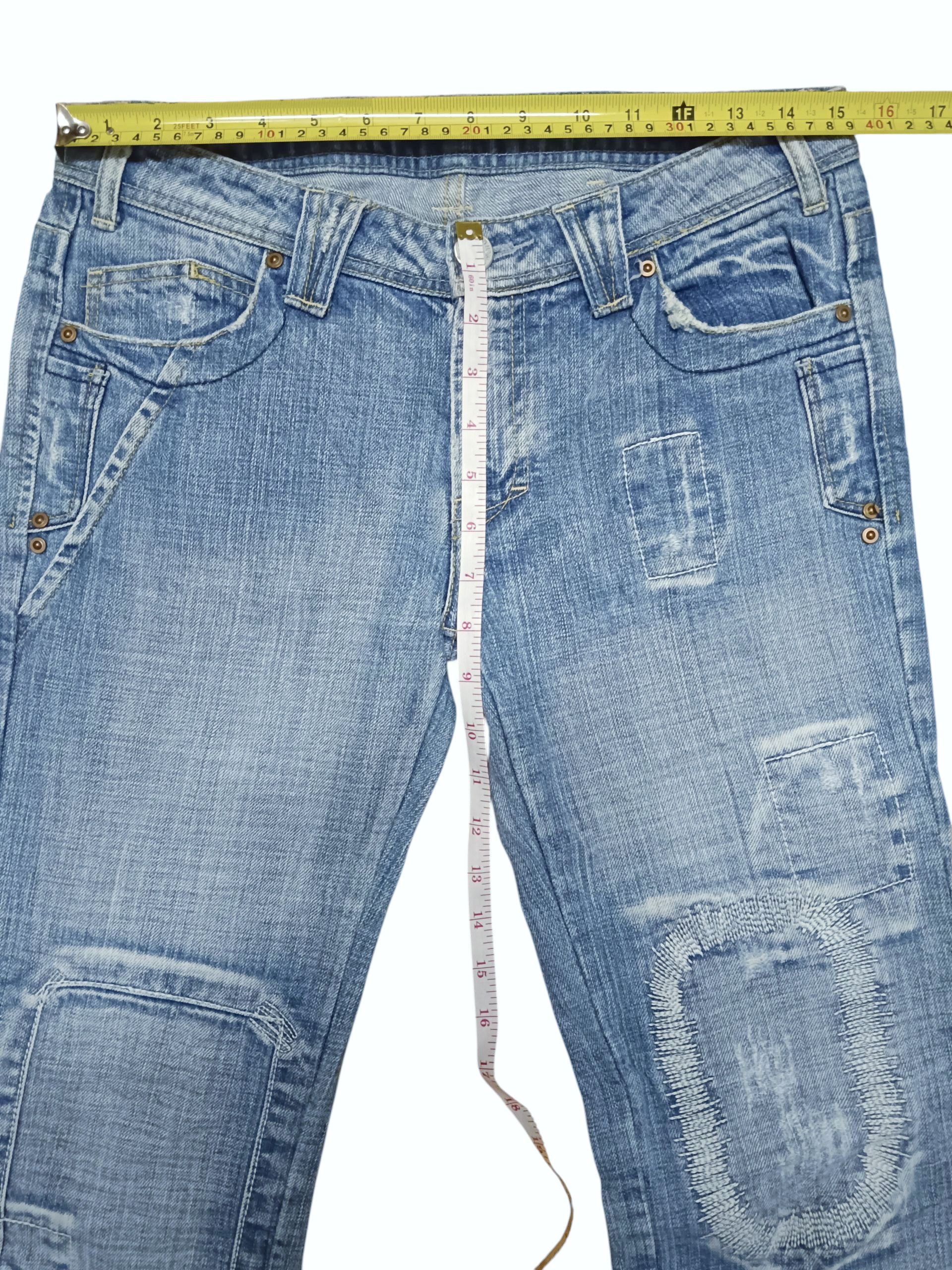 Camel 🔥Camel Road🔥 Low Rise Super Patchwork Flare Jeans Size 28" / US 6 / IT 42 - 7 Thumbnail