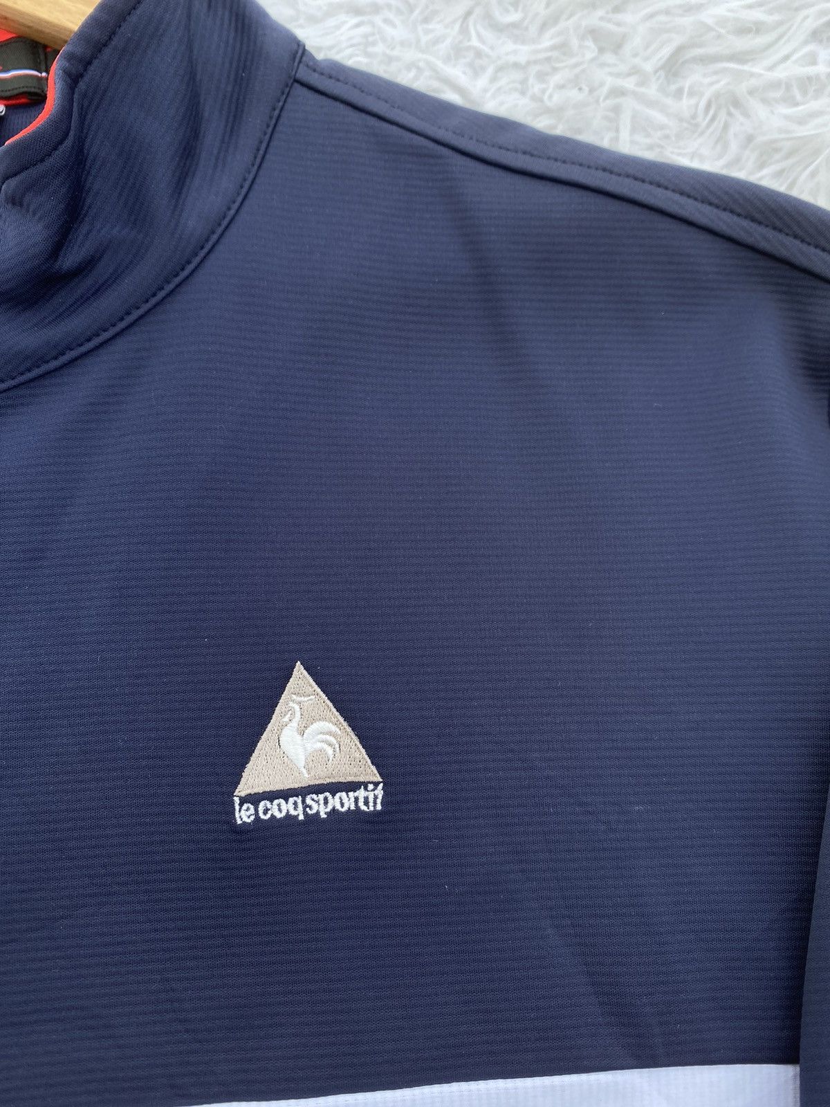 Le Coq Sportif Rare Vintage Le Coq Sportif Colour Block Shirt Size US L / EU 52-54 / 3 - 13 Thumbnail