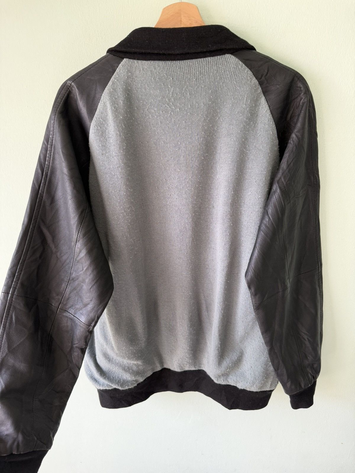 Adidas Adidas Firebird Tre Foil Wool Leather Sleeve Size US M / EU 48-50 / 2 - 14 Thumbnail