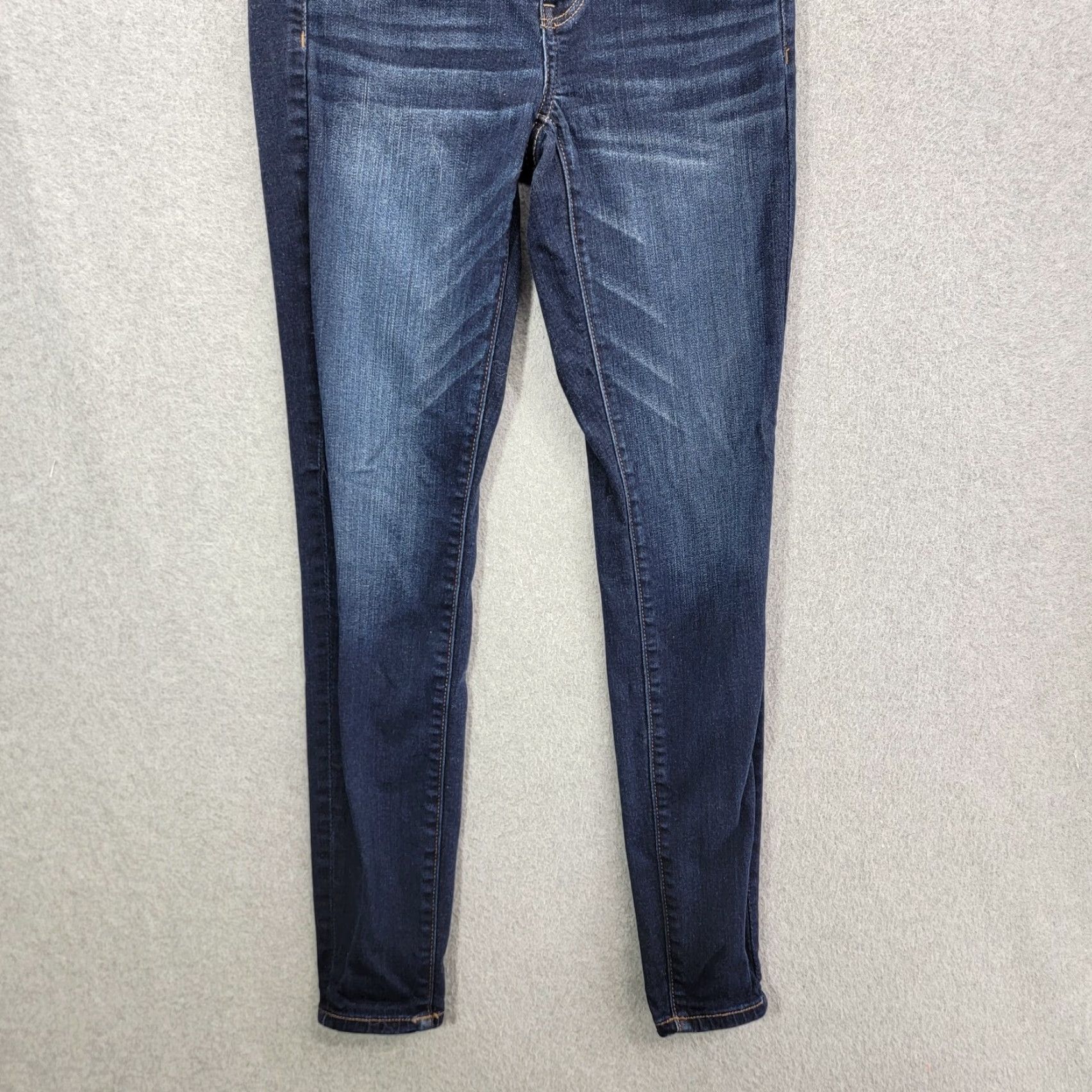American Eagle Outfitters American Eagle Outfitters Jegging Jeans Blue Women's 4 Regular Next Level Stretch Jegging with Pockets Slim Rise Jeans Size 27" / US 4 / IT 40 - 2 Thumbnail