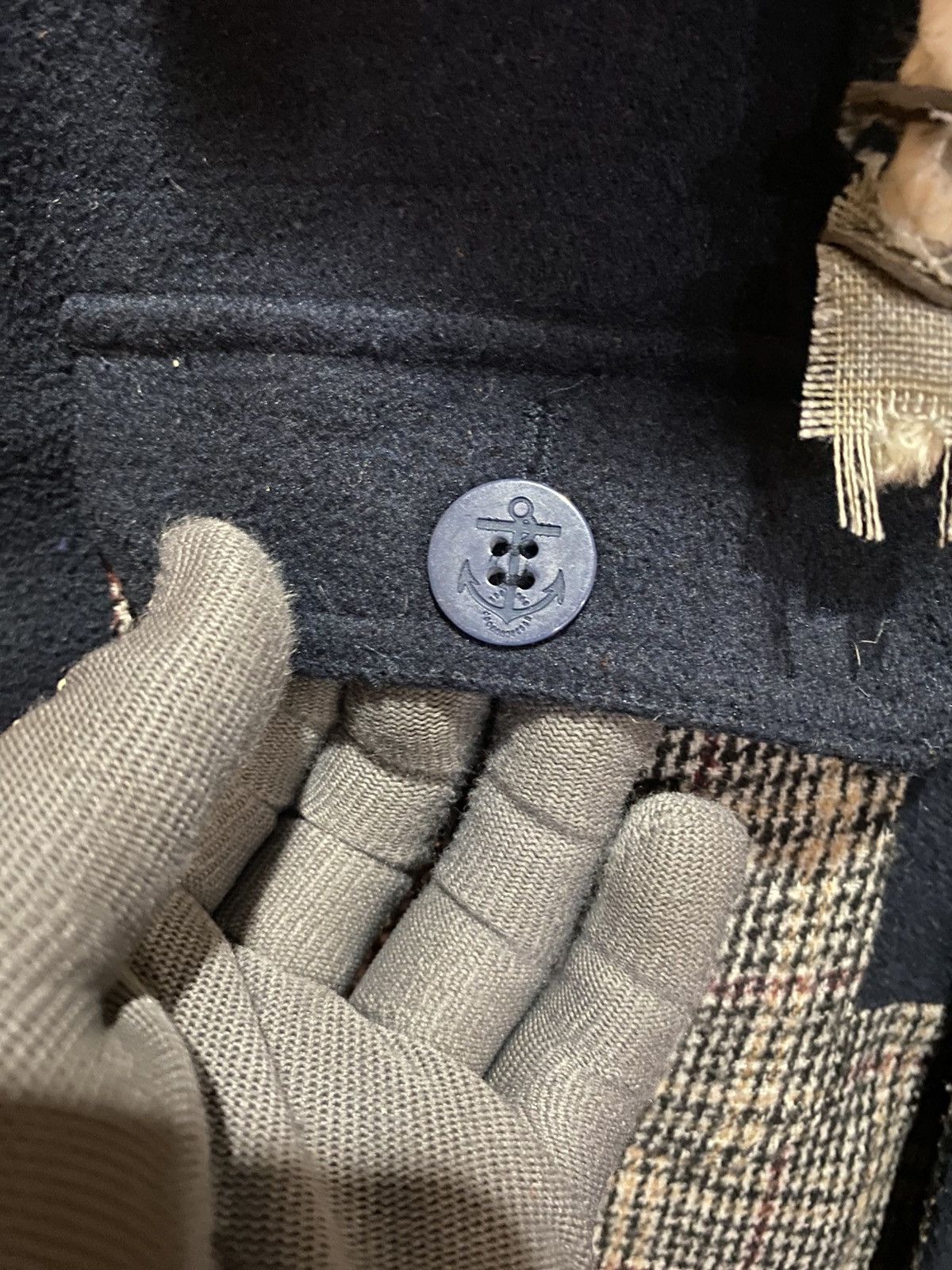 Japanese Brand Vintage Quash Gentle Hood Wool Patch Jacket Limited Edition Size US S / EU 44-46 / 1 - 6 Thumbnail