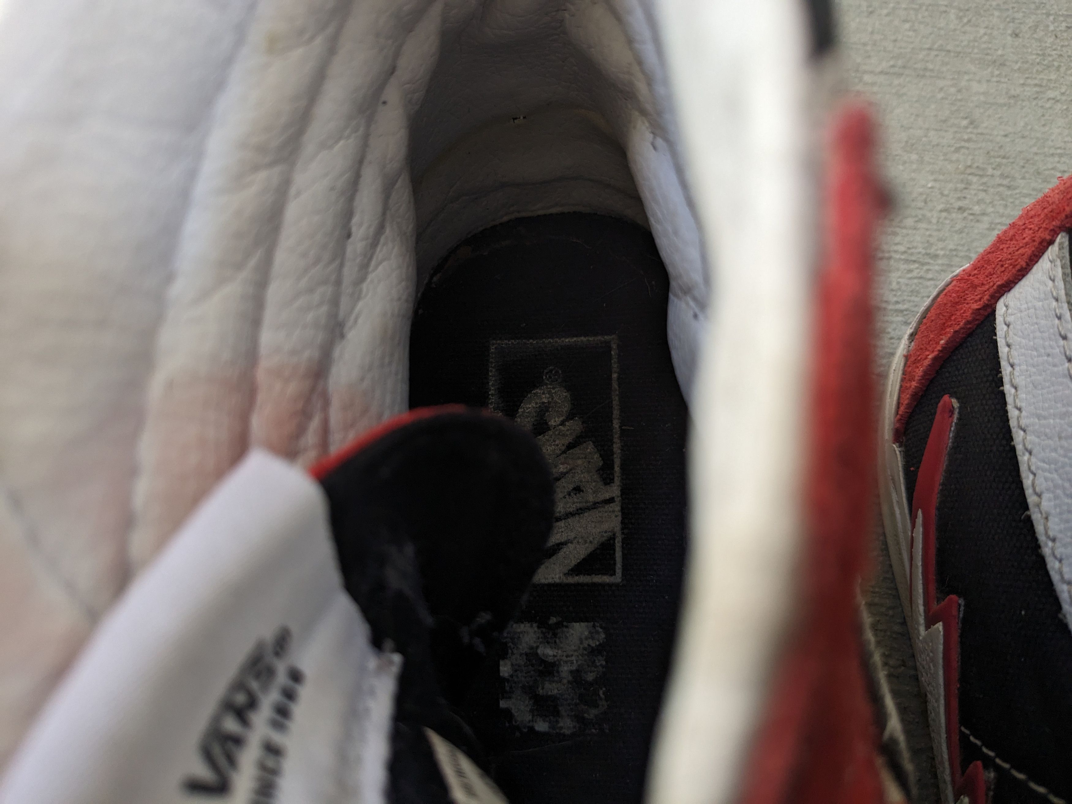 Vans Vans Sk8-Hi Lightning Red Suede 10 Black White Size US 10 / EU 43 - 7 Thumbnail
