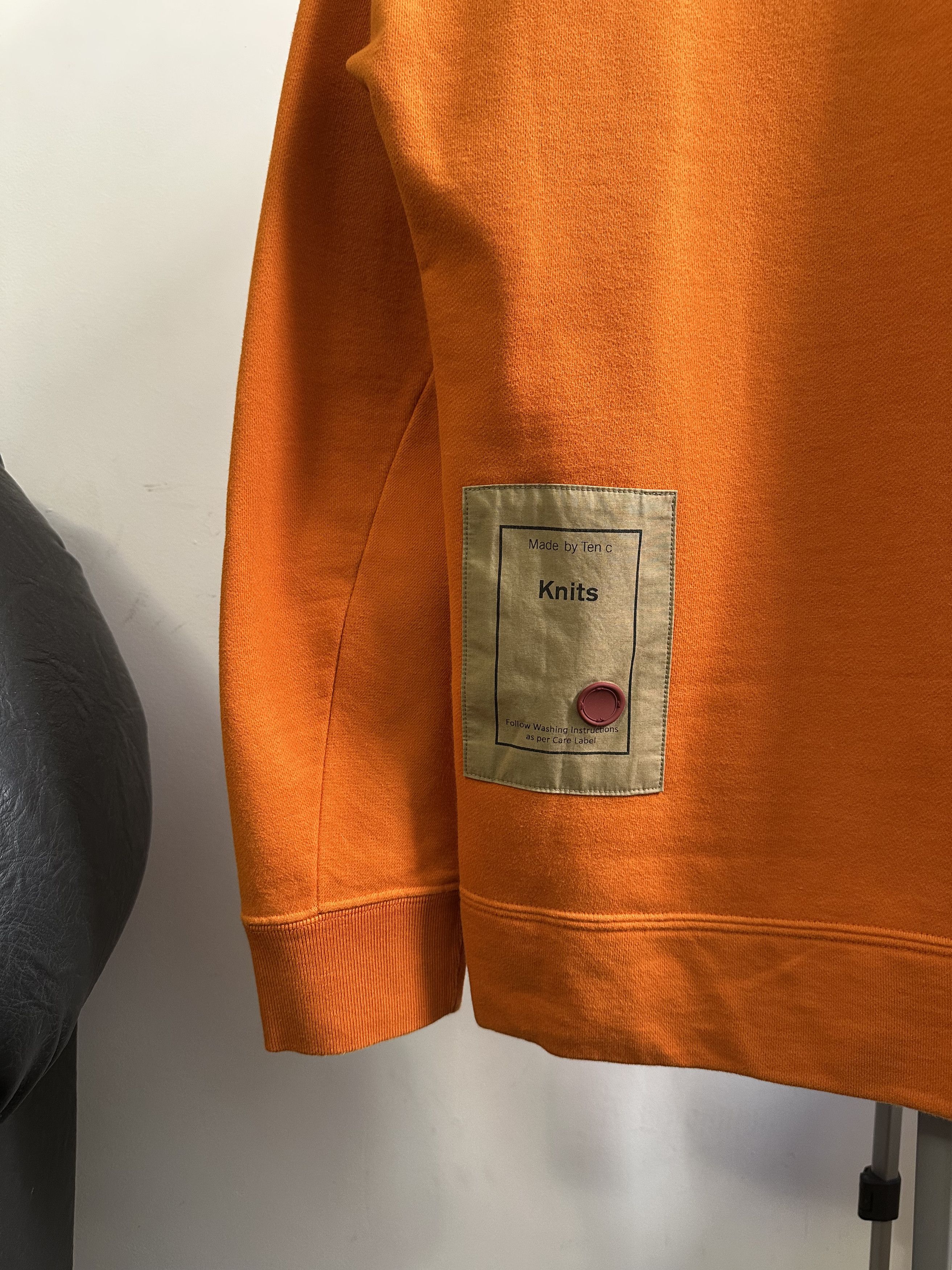 Ten C Ten C Orange Sweatshirt Men's Medium Made In Italy Size US M / EU 48-50 / 2 - 5 Thumbnail