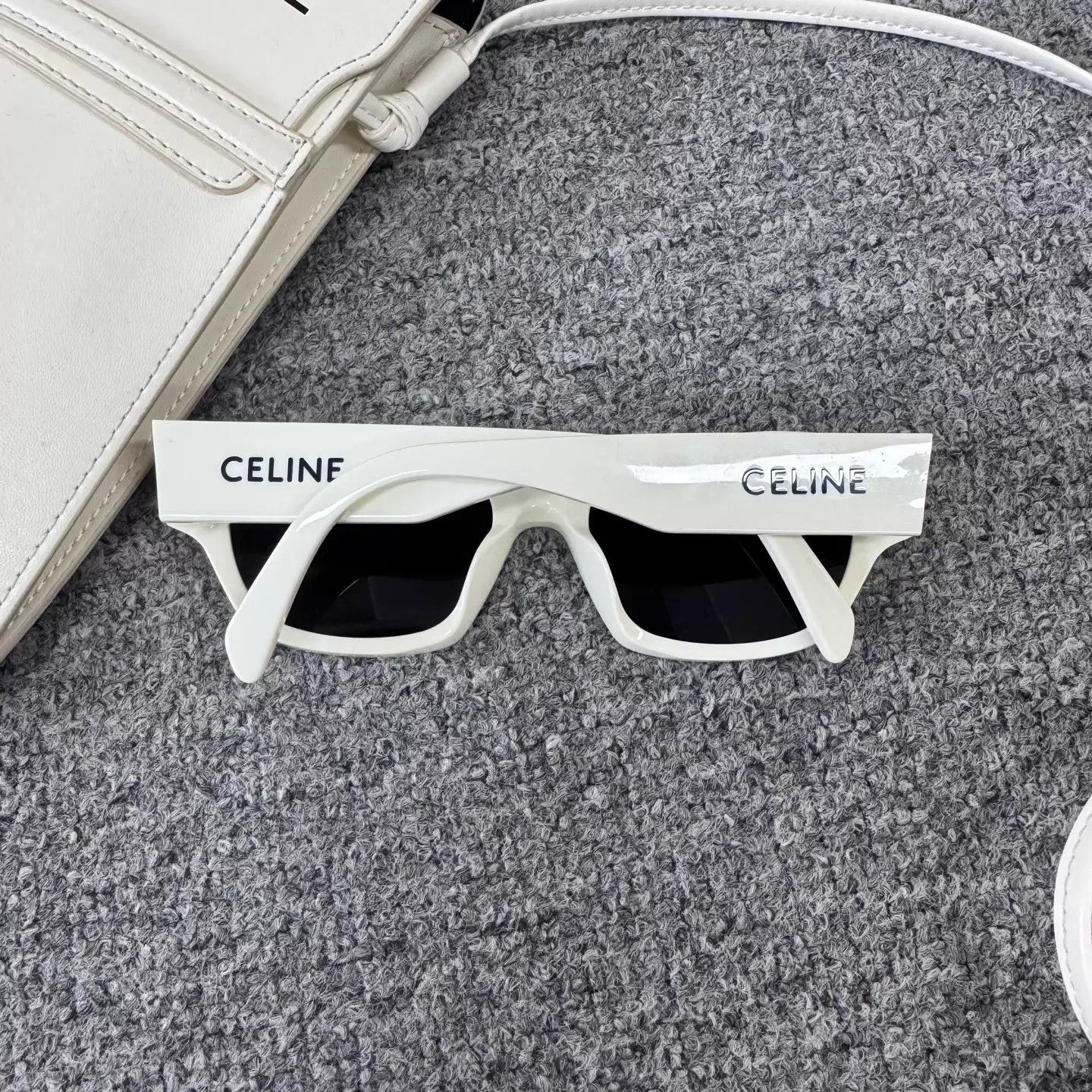 Celine Celine cat-eye rectangle white sunnies 99 new box Size ONE SIZE - 3 Thumbnail