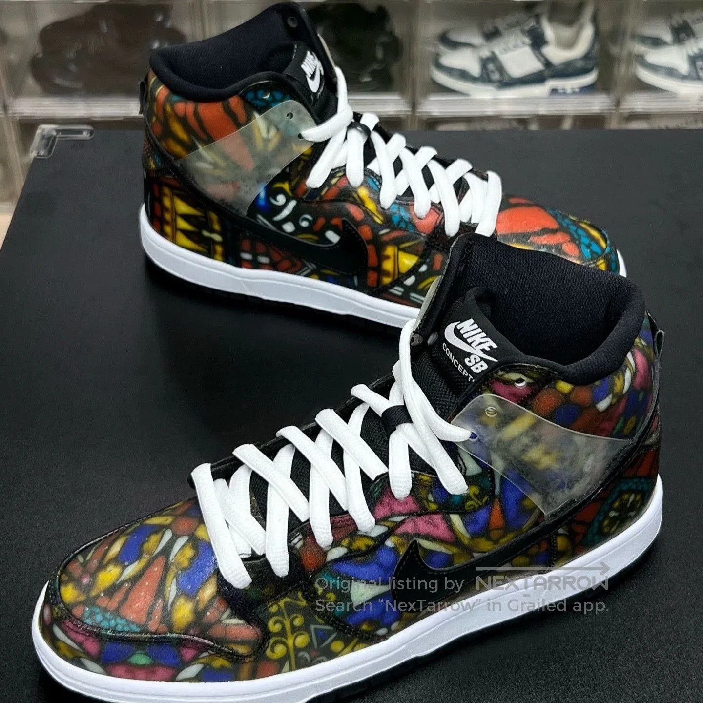 Nike nike concepts dunk stained glass sneakers. Size US 10.5 / EU 43-44 - 1 Thumbnail