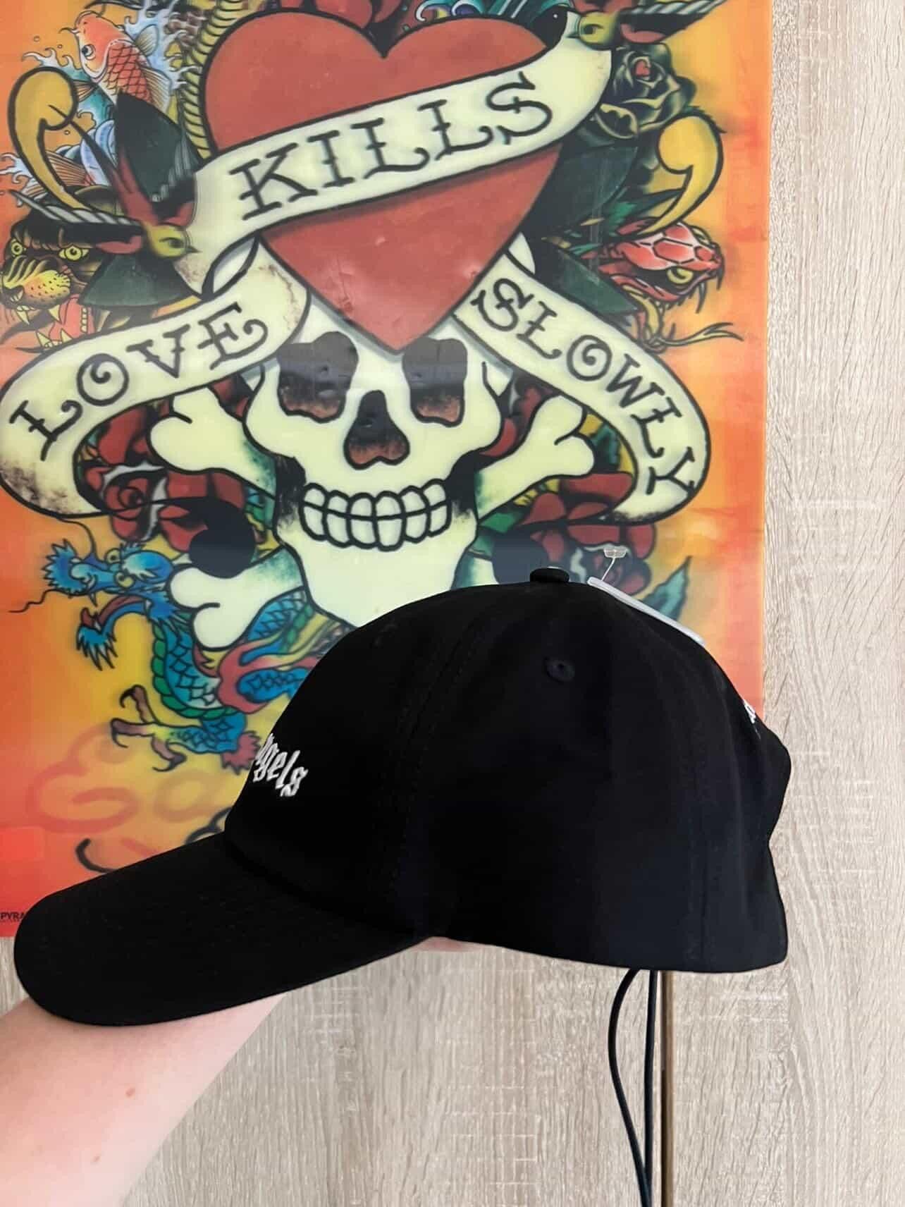 Palm Angels Palm Angels Classics Logo SnapBack Cap Black 💥🔥 Size ONE SIZE - 5 Thumbnail