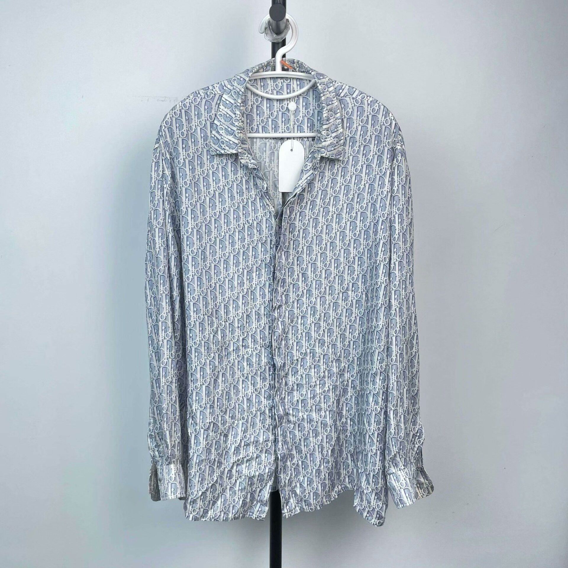 Dior Dior Blue Shirt 40 Men Size US M / EU 48-50 / 2 - 1 Thumbnail