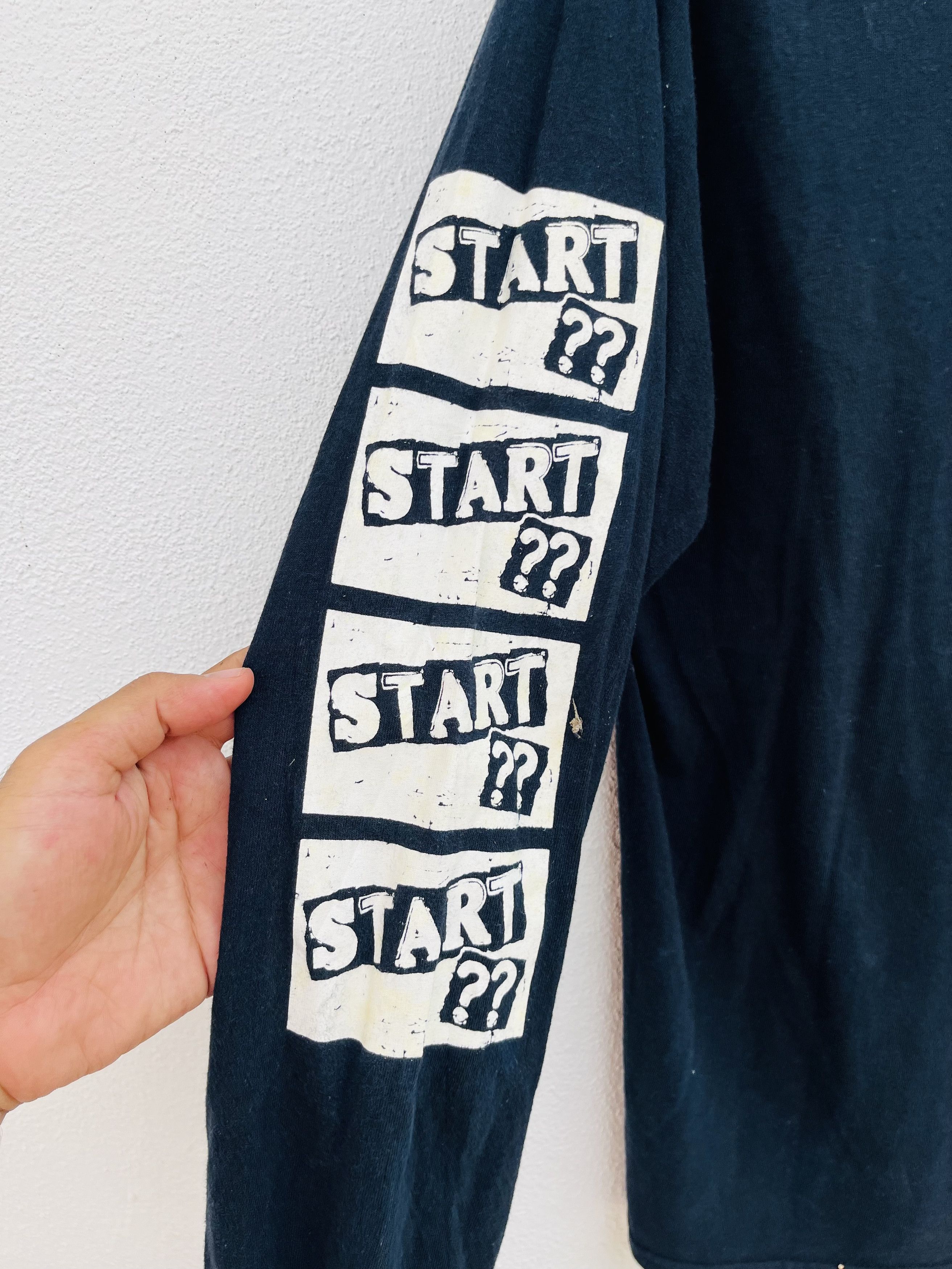 Japanese Brand × Vintage Vintage Start Stop Full Sleeve Streetwear Fashion Style Size US L / EU 52-54 / 3 - 6 Thumbnail