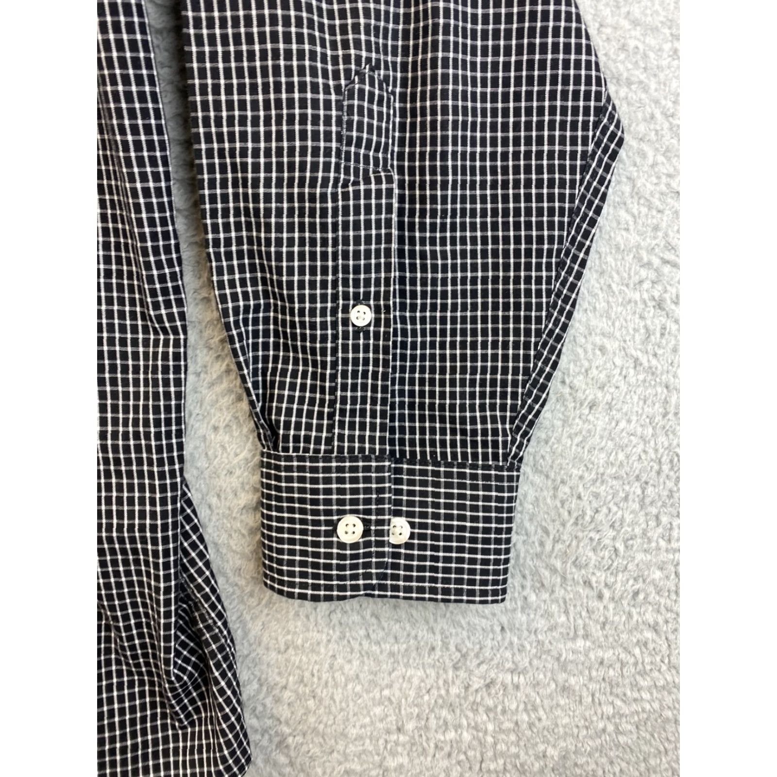 Croft & Barrow Croft & Barrow Shirt Men’s 18 34/35 Black Plaid Long Sleeve Button-Up Classic Fit 100% Cotton Regular Vintage? No Size US XXL / EU 58 / 5 - 5 Thumbnail
