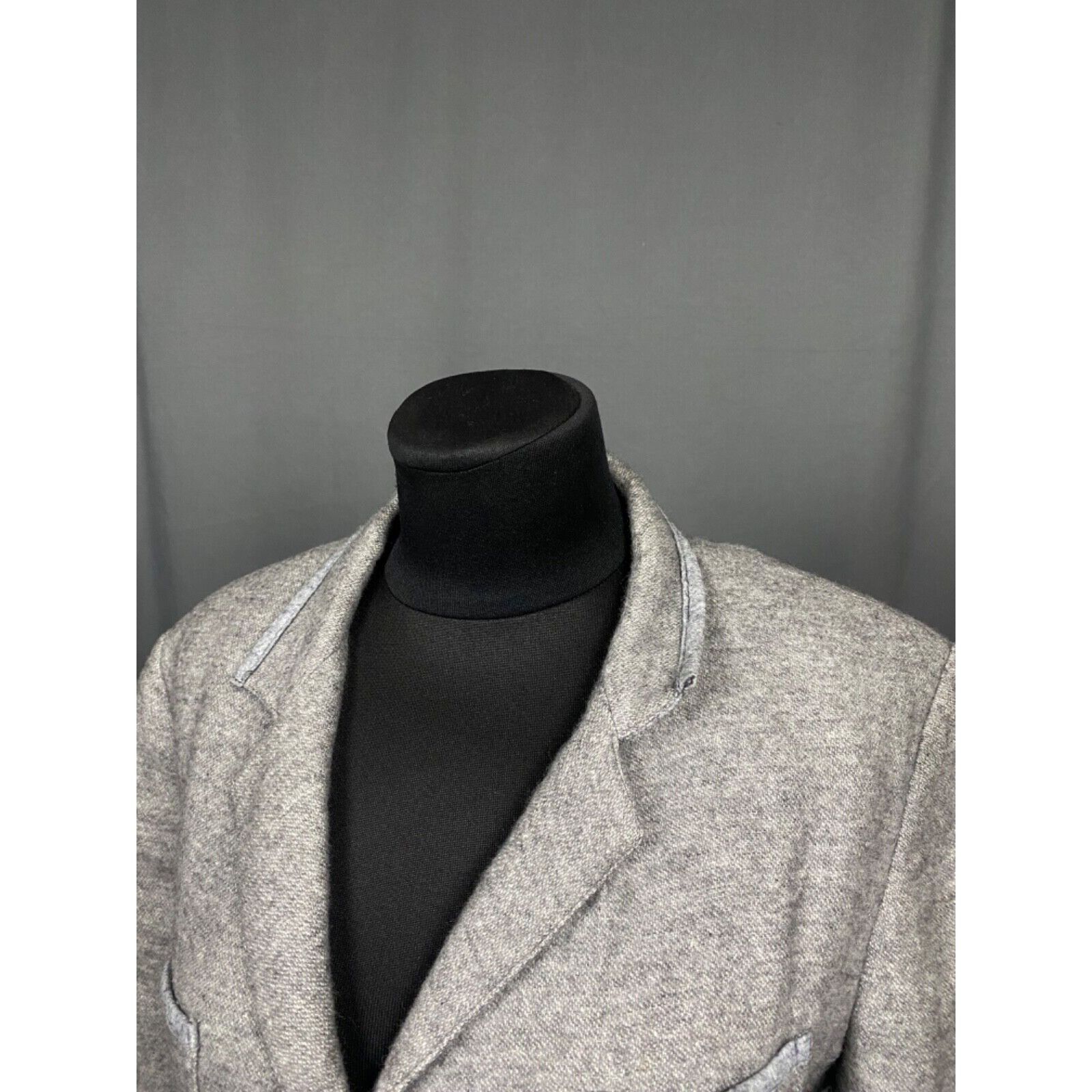 Brunello Cucinelli MINT! Brunello Cucinelli Women's Gray 3-Button Cashmere Blaz Size M / US 6-8 / IT 42-44 - 4 Thumbnail