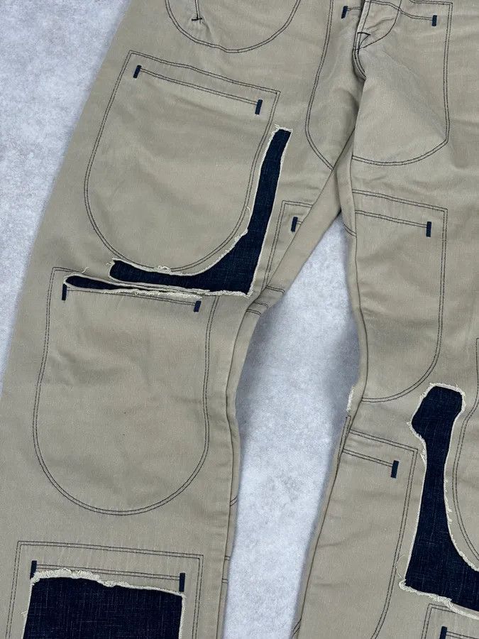 Marithe + Francois Girbaud 2000s Marithé + François Girbaud Beige Cargo Pants Size US 32 / EU 48 - 10 Thumbnail