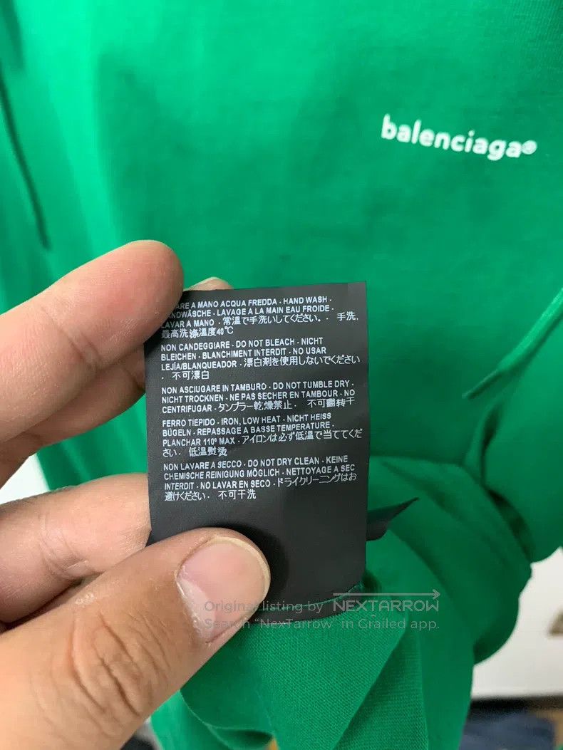 Balenciaga Balenciaga Hooded Sweatshirt Size US XS / EU 42 / 0 - 7 Thumbnail