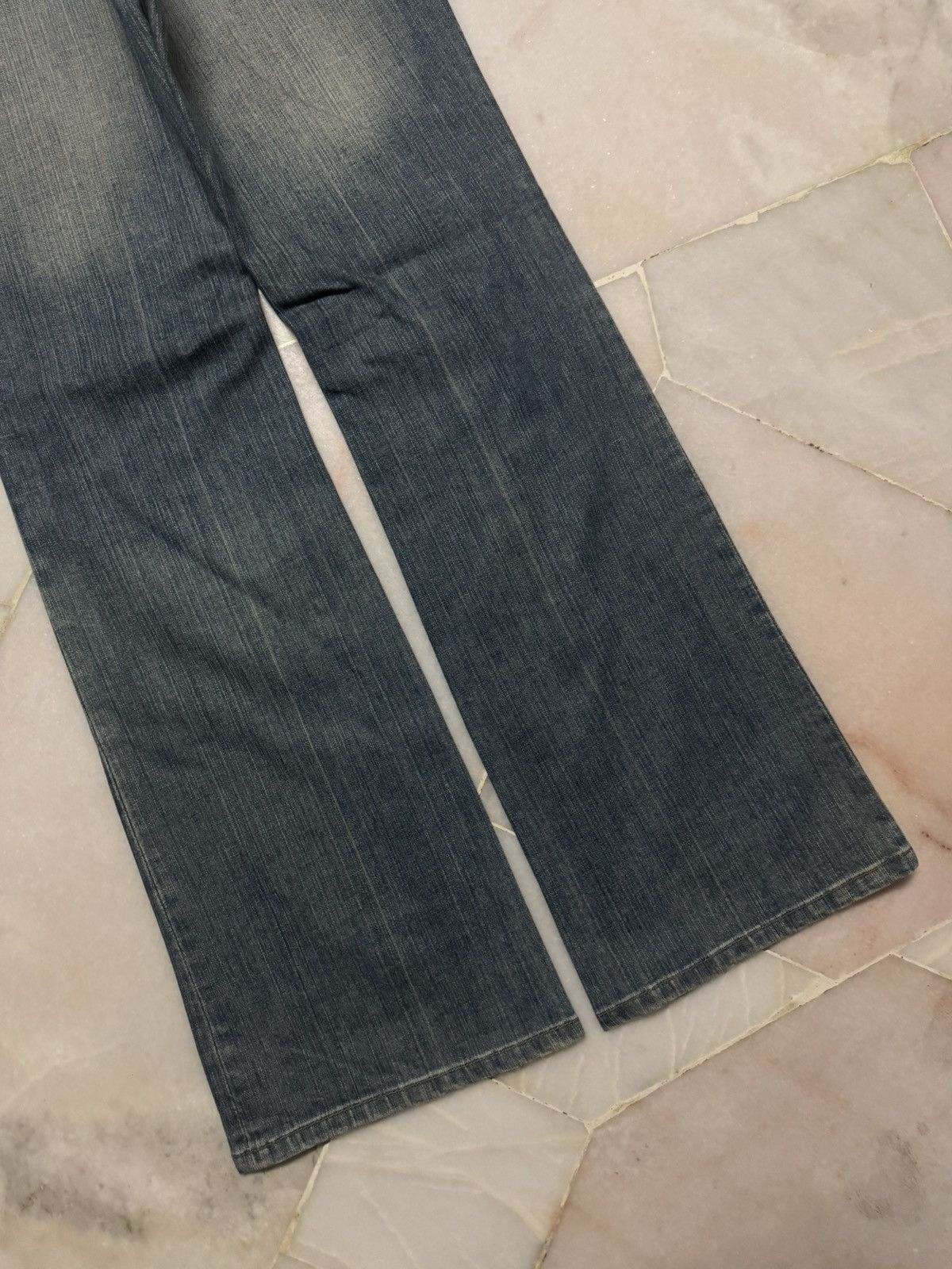 Japanese Brand 💥BOOTCUT💥JAPANESE TOPVALU RUSTY MUDWASH FLARED JEANS Size US 28 / EU 44 - 15 Thumbnail
