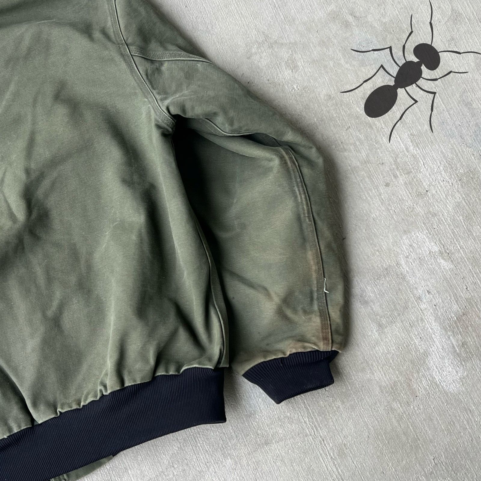 Carhartt × Vintage Carhartt J131 GRN green hooded active work wear jacket Size US L / EU 52-54 / 3 - 7 Thumbnail