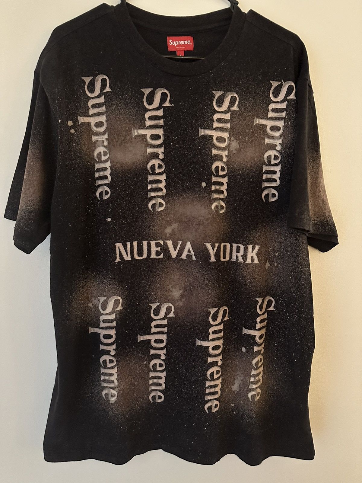 Supreme Supreme Nueva York S/S Top Tee Size US L / EU 52-54 / 3 - 1 Thumbnail