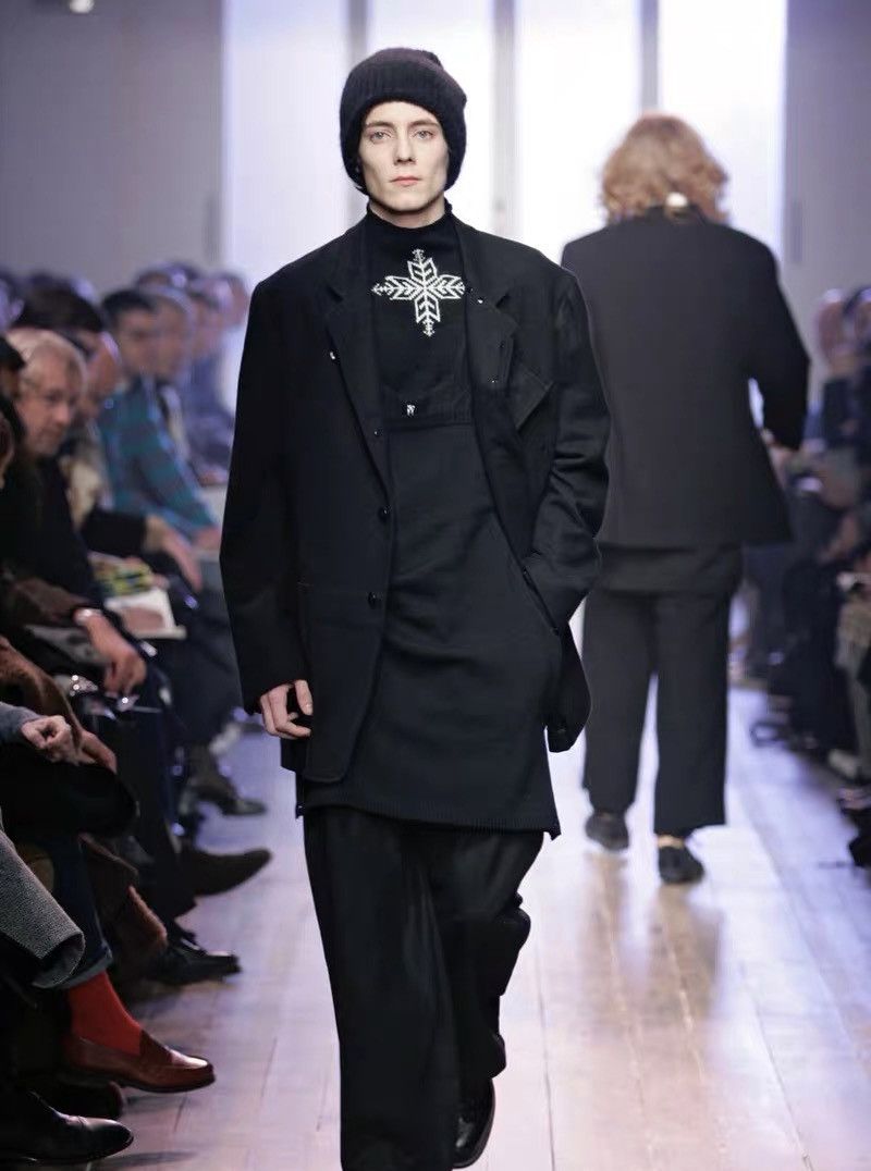 Yohji Yamamoto Yohji Yamamoto 05AW Rivet Leather Patch Drawstring Pants Size US 32 / EU 48 - 3 Thumbnail