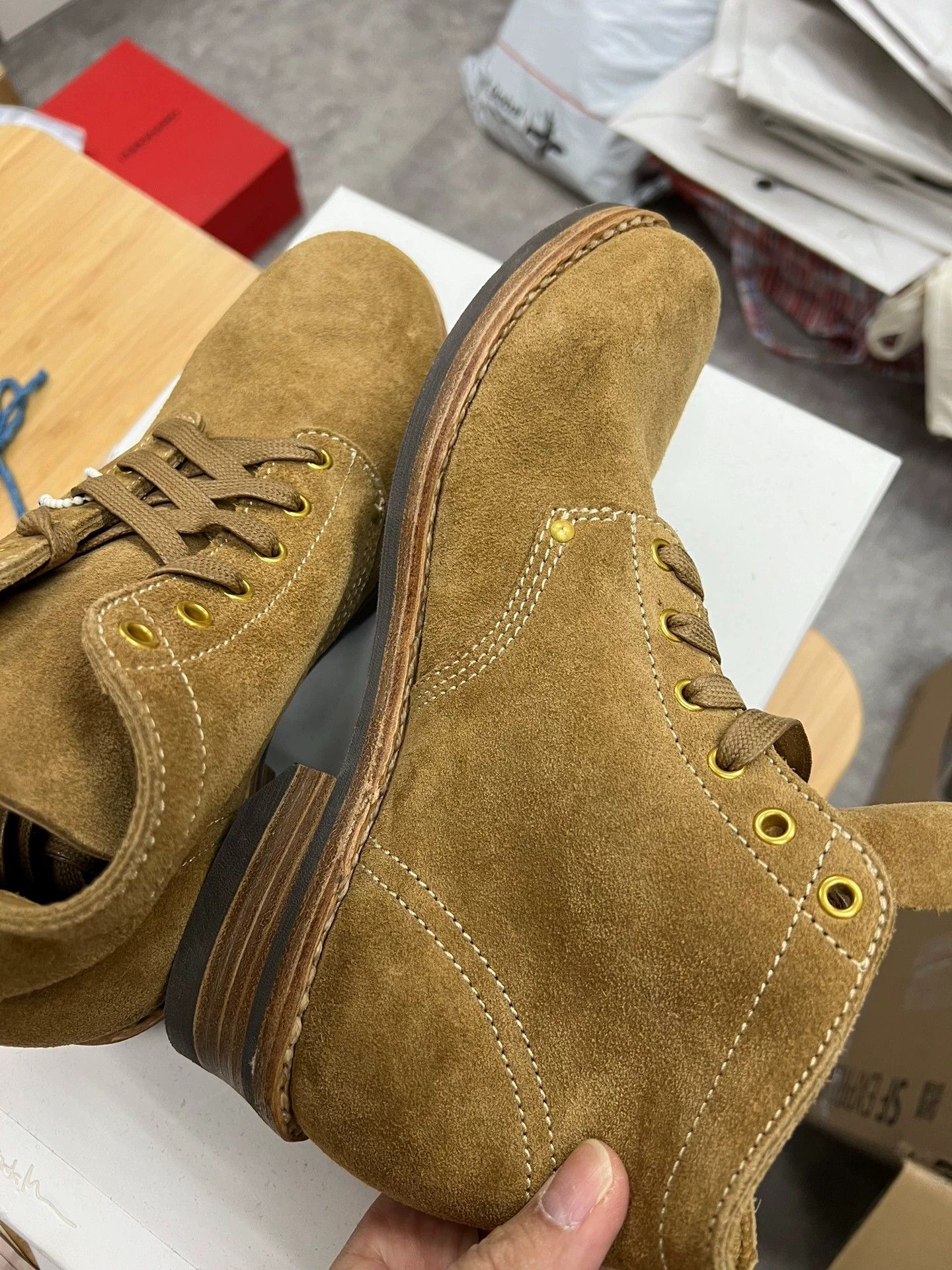 Visvim VISVIM BRIGADIER BOOTS FOLK W CAMEL W9 (39) NEW Size US 6 / EU 39 - 9 Thumbnail