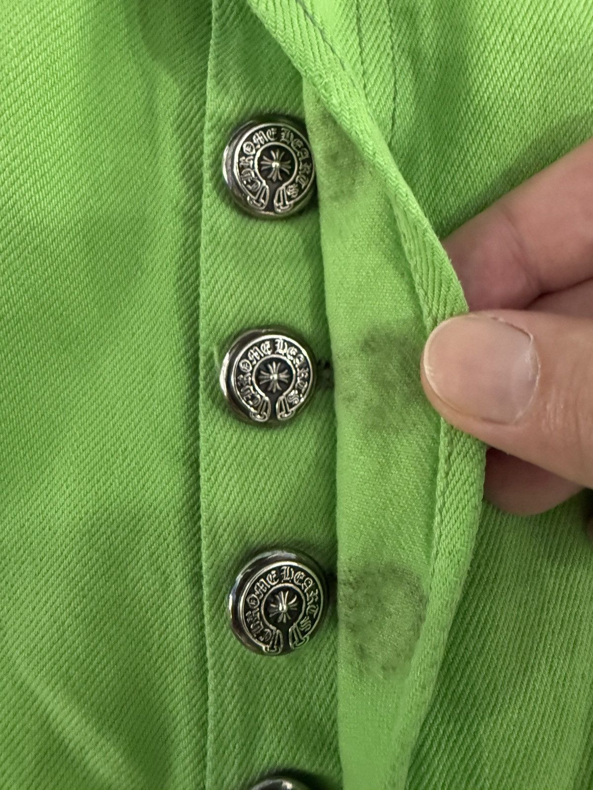 Chrome Hearts Chrome Hearts Sex Record Slime Green Levis Sz.40 Size US 40 / EU 56 - 5 Thumbnail