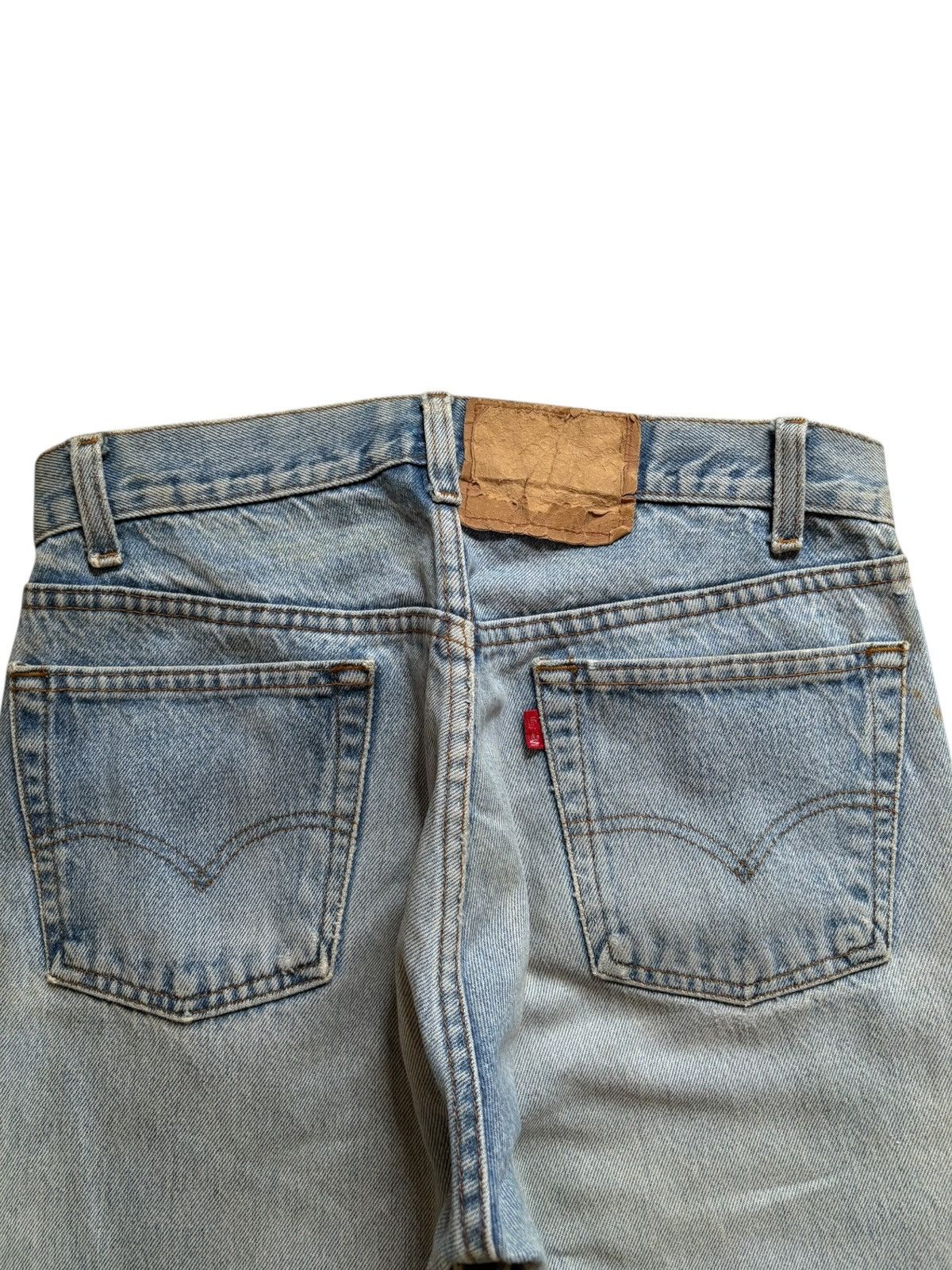 Levi's Vintage 70s Levis 501 Mud Wash Distressed Jeans Size US 28 / EU 44 - 8 Thumbnail