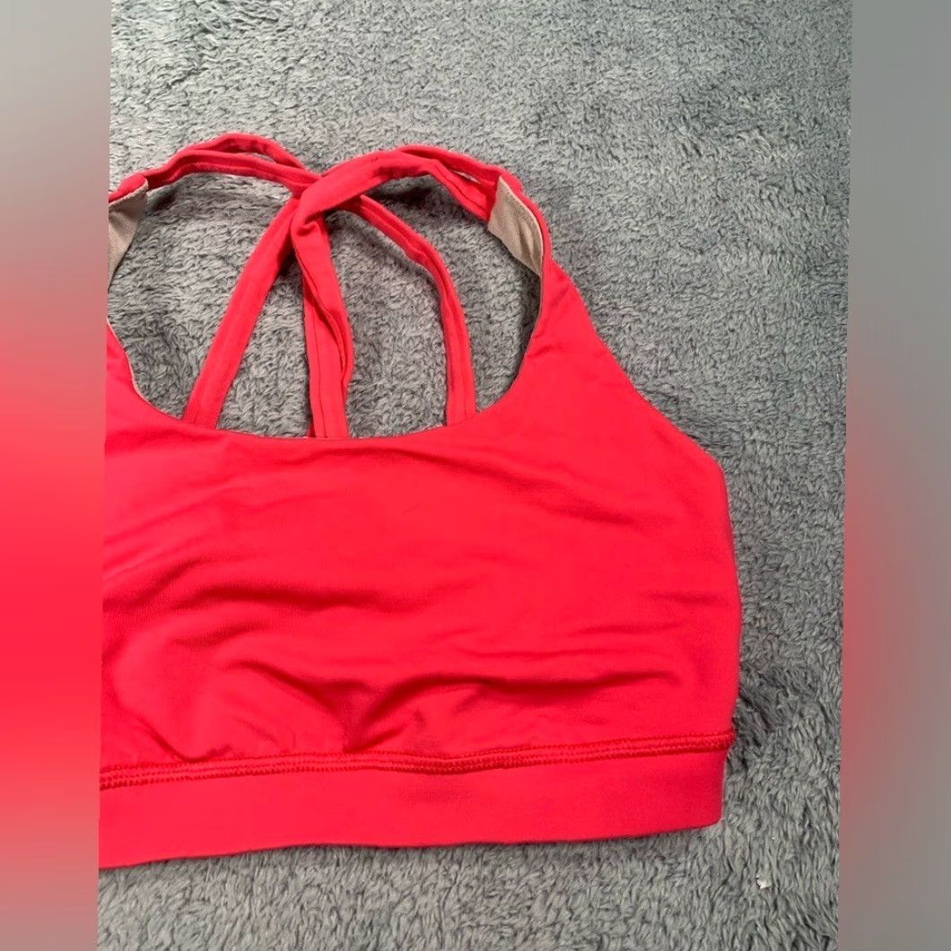 Lululemon lululemon athletica pink Sports Bra M Pink Sports Bra Ladies M Pink Sports Bra Lululemon athletica Bra M Girls Womens Mens Size ONE SIZE - 3 Thumbnail