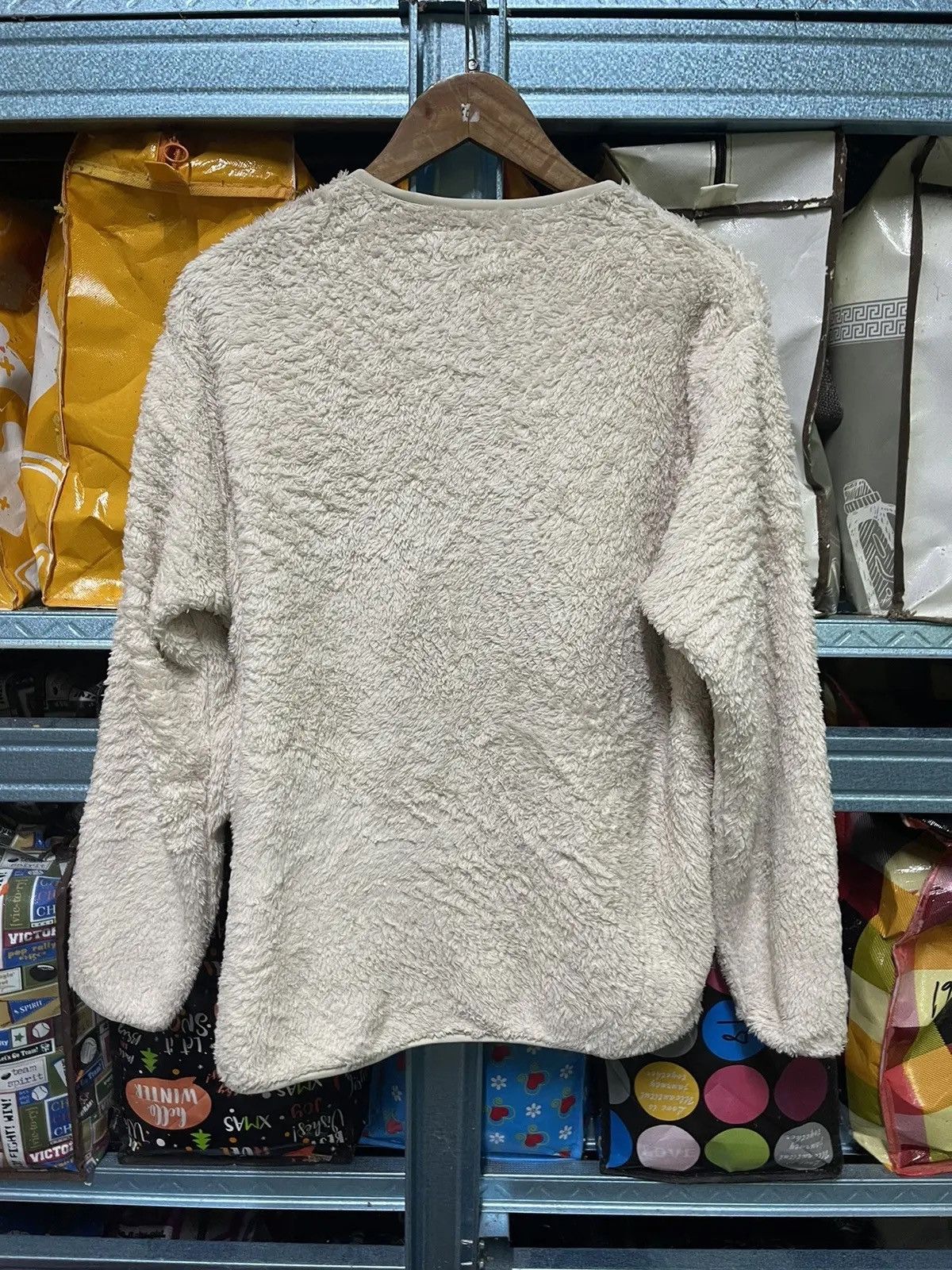 Engineered Garments × Uniqlo Uniqlo x Engineered Garments Fleece Pullover – White Size US L / EU 52-54 / 3 - 5 Thumbnail