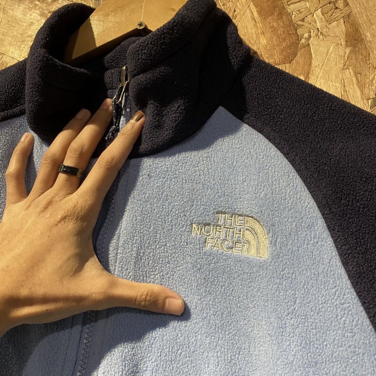 The North Face The North Face Women’s Baby Blue Fleece Jacket Large Size L / US 10 / IT 46 - 3 Thumbnail