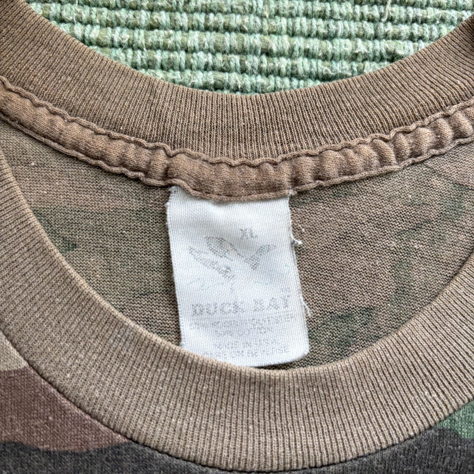 Vintage Vintage 1980s Single Stitched Camo Pocket Tee Sz XL Size US XL / EU 56 / 4 - 3 Thumbnail