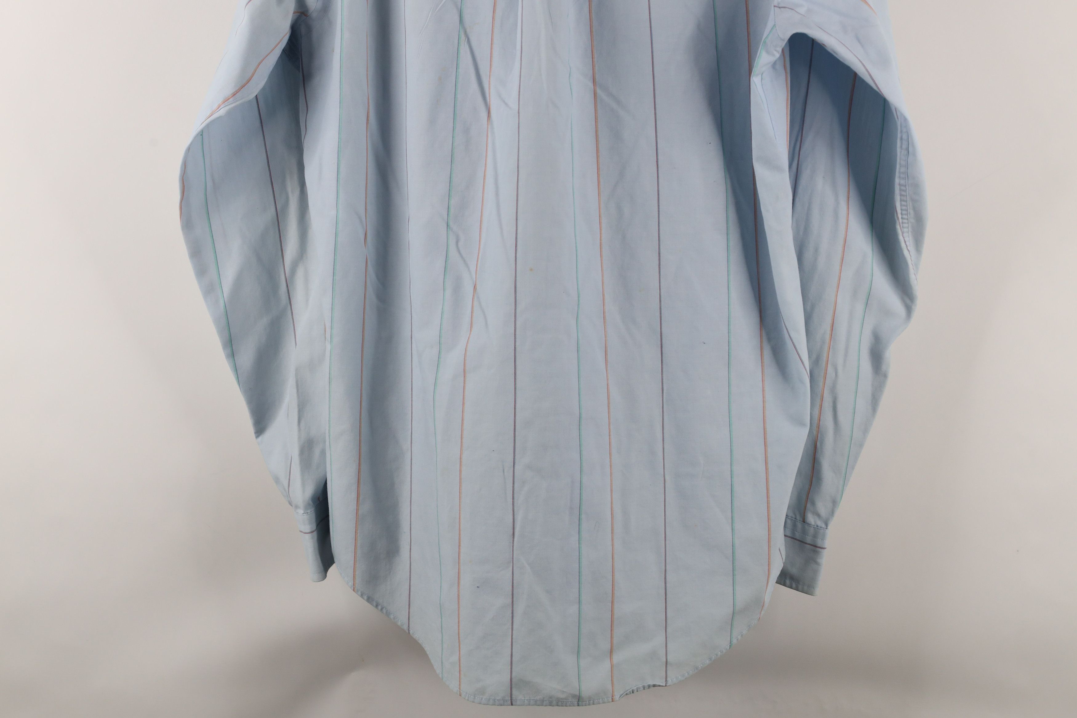 Vintage Vintage 90s Streetwear Rainbow Striped Button Shirt Size US M / EU 48-50 / 2 - 14 Thumbnail