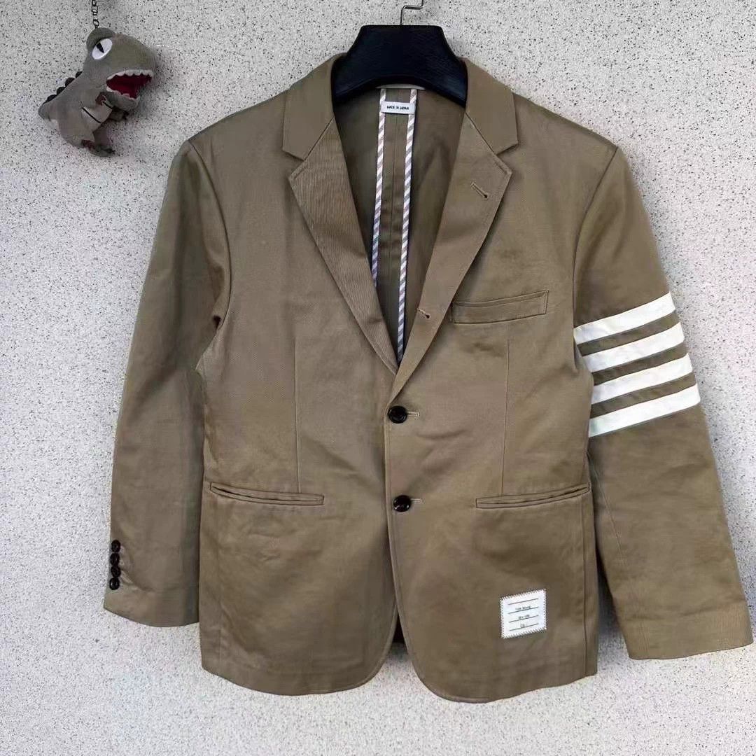 Thom Browne Thom Browne Logo Khaki Suit 1 New Size 40R - 1 Thumbnail