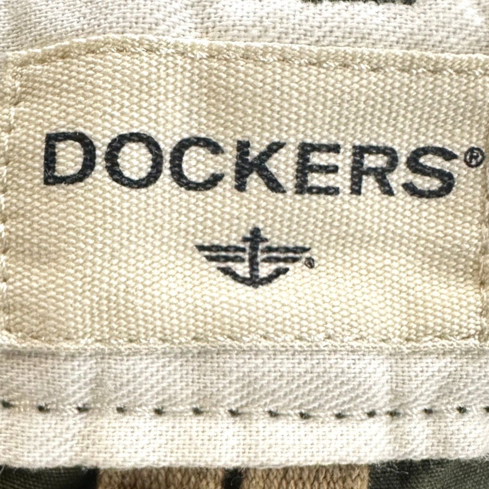 Dockers VINTAGE Dockers Shorts Cargo Mens 50 Big Tall Olive Green Flat Front Stretch Pocket NEW Size US 34 / EU 50 - 3 Thumbnail